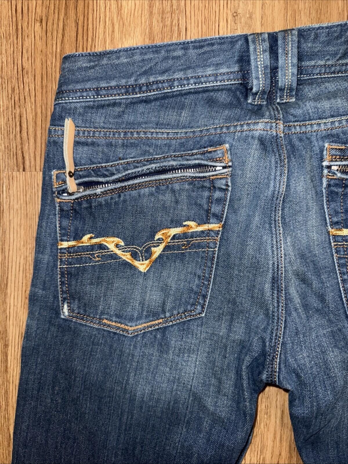 Diesel RARE ITALY Men's DIESEL YARIK STRAIGHT Jeans 28x32 Fit 30x32 Size US 30 / EU 46 - 5 Thumbnail