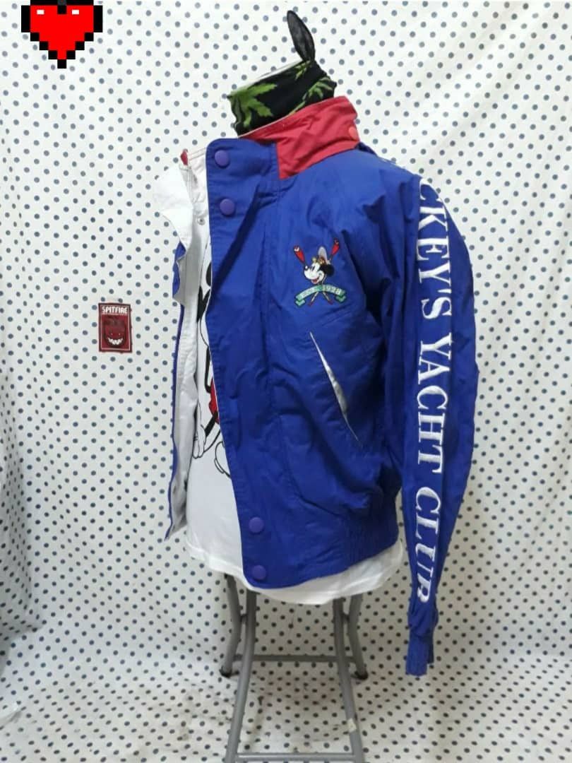 Japanese Brand Vintage Mickey Yacht Dicney Blue Colour Hoodie Jacket Size US M / EU 48-50 / 2 - 5 Thumbnail
