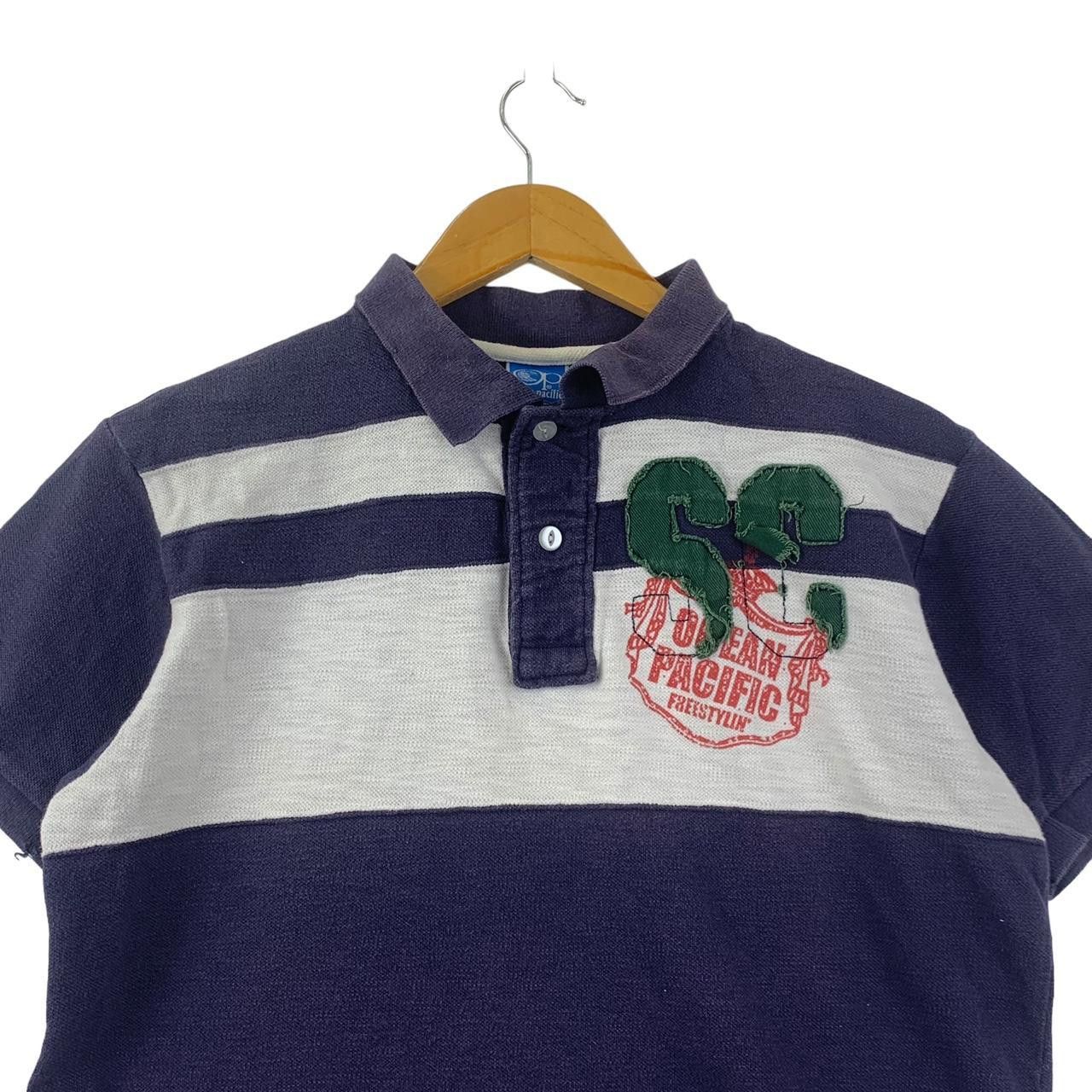 Ocean Pacific Vintage OCEAN PACIFIC SUNWEAR Crest Polo Tee Shirt Top Size US L / EU 52-54 / 3 - 2 Thumbnail