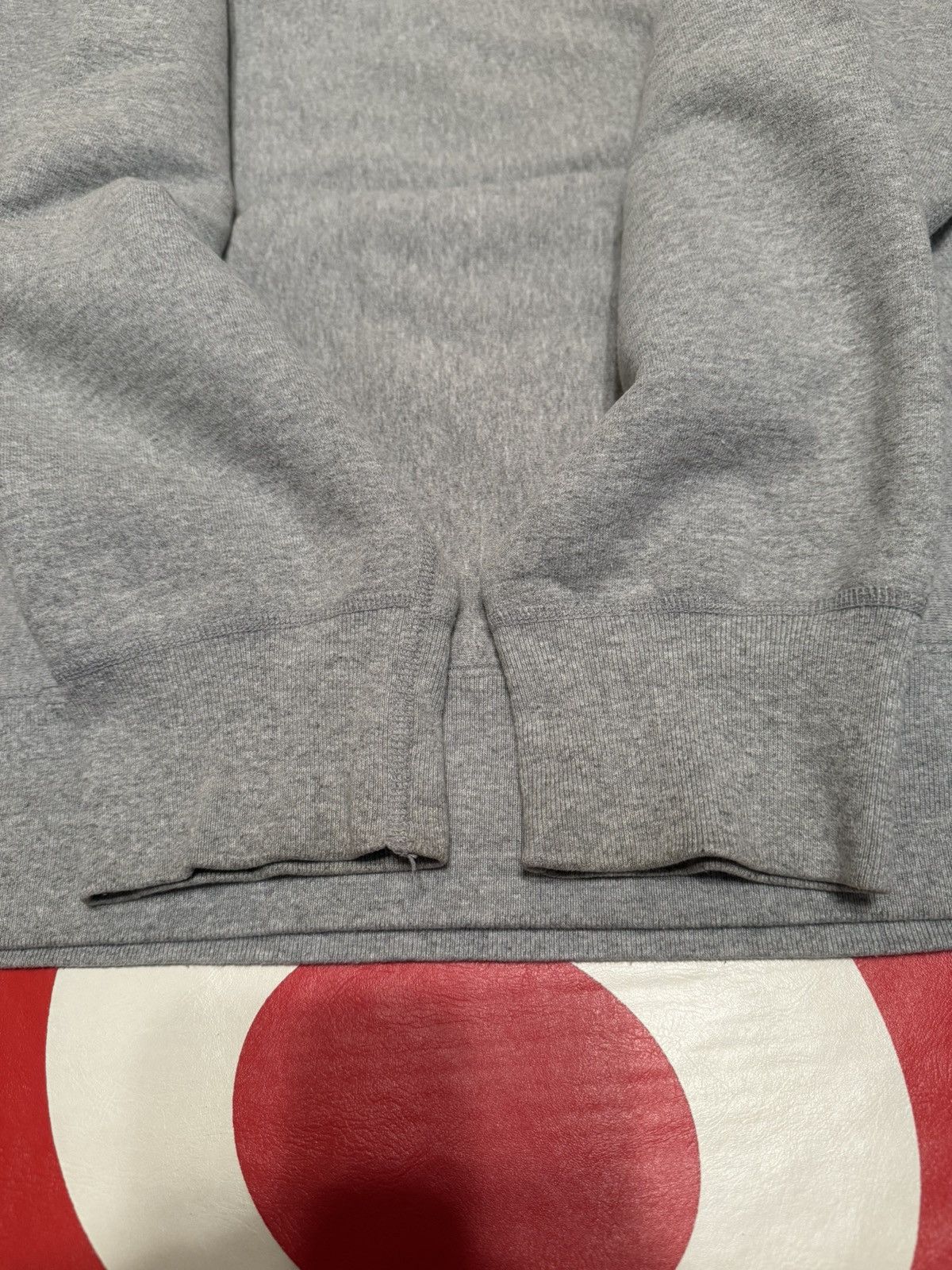 Supreme FW17 Supreme Box Logo Hooded Sweatshirt Grey Orange XL Size US XL / EU 56 / 4 - 6 Thumbnail