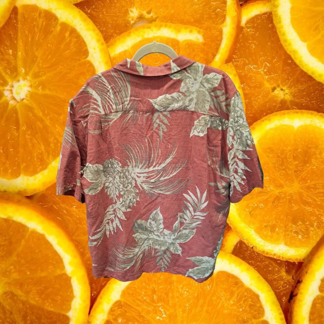 Other Havana Jack's Cafe Hawaiian Shirt Red with Flowers Size XL Size US XL / EU 56 / 4 - 8 Thumbnail