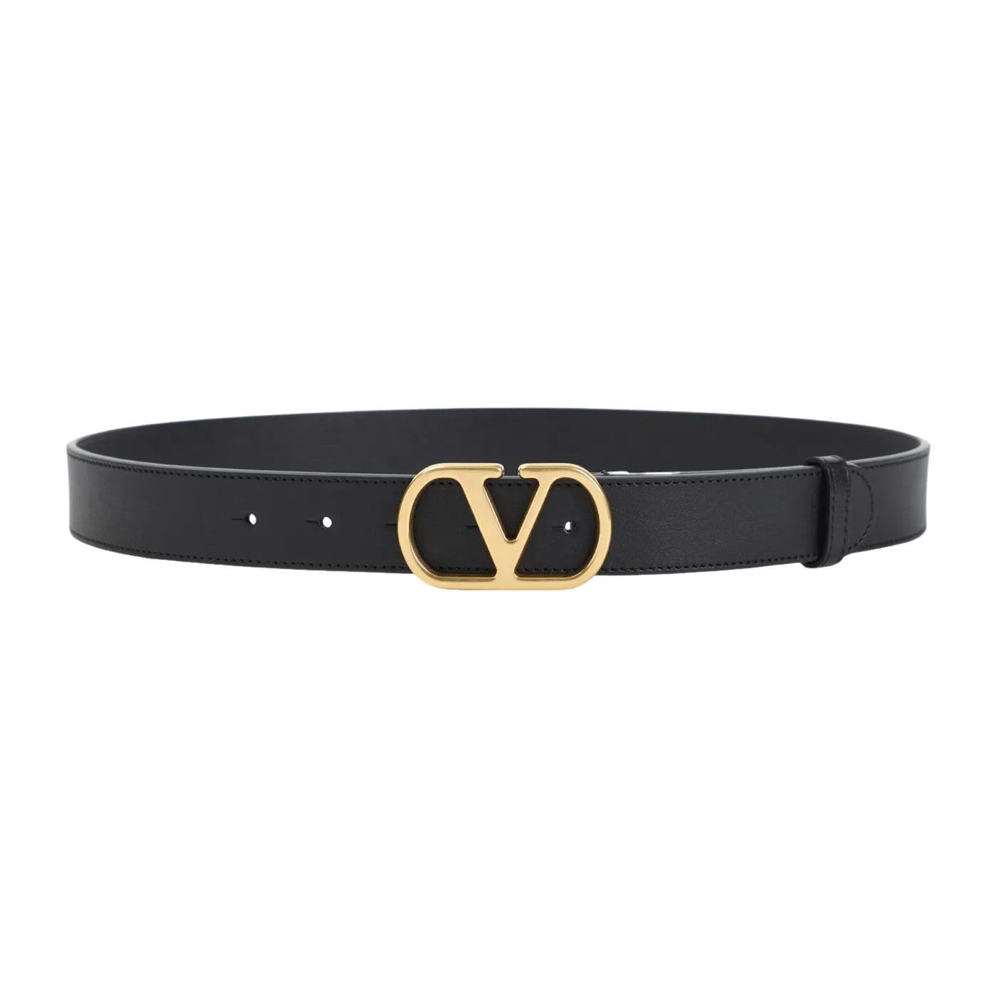 VALENTINO GARAVANI Black 30mm Belt New & Authentic (Women's
