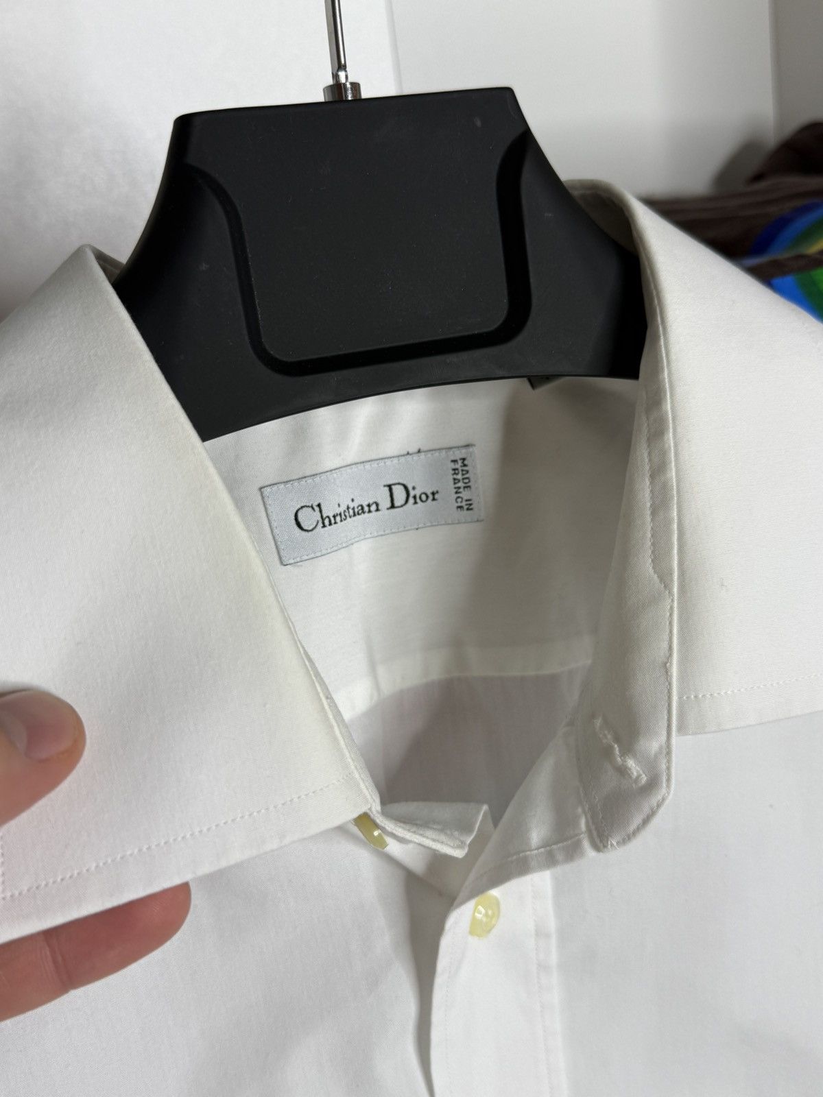 Christian Dior Monsieur Christian Dior vintage shirt size 17 1/2 44-5 Size 44R - 10 Thumbnail