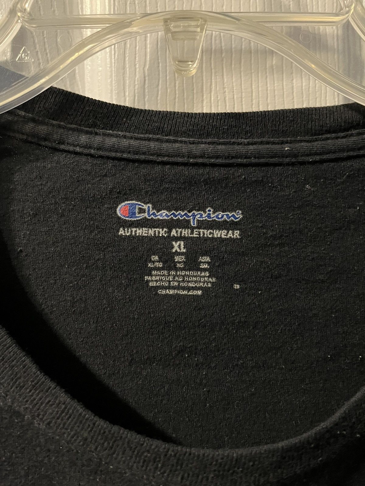 Champion champion black logo tee Size US XL / EU 56 / 4 - 3 Thumbnail