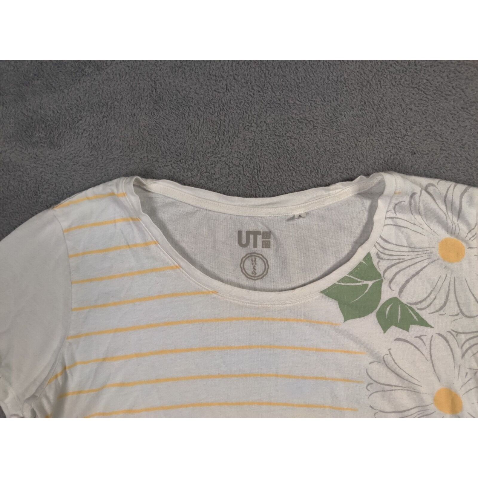 Utmost Co Utmost x Uniqlo Shirt Adult Womens Mediu Striped Floral Size M / US 6-8 / IT 42-44 - 2 Thumbnail