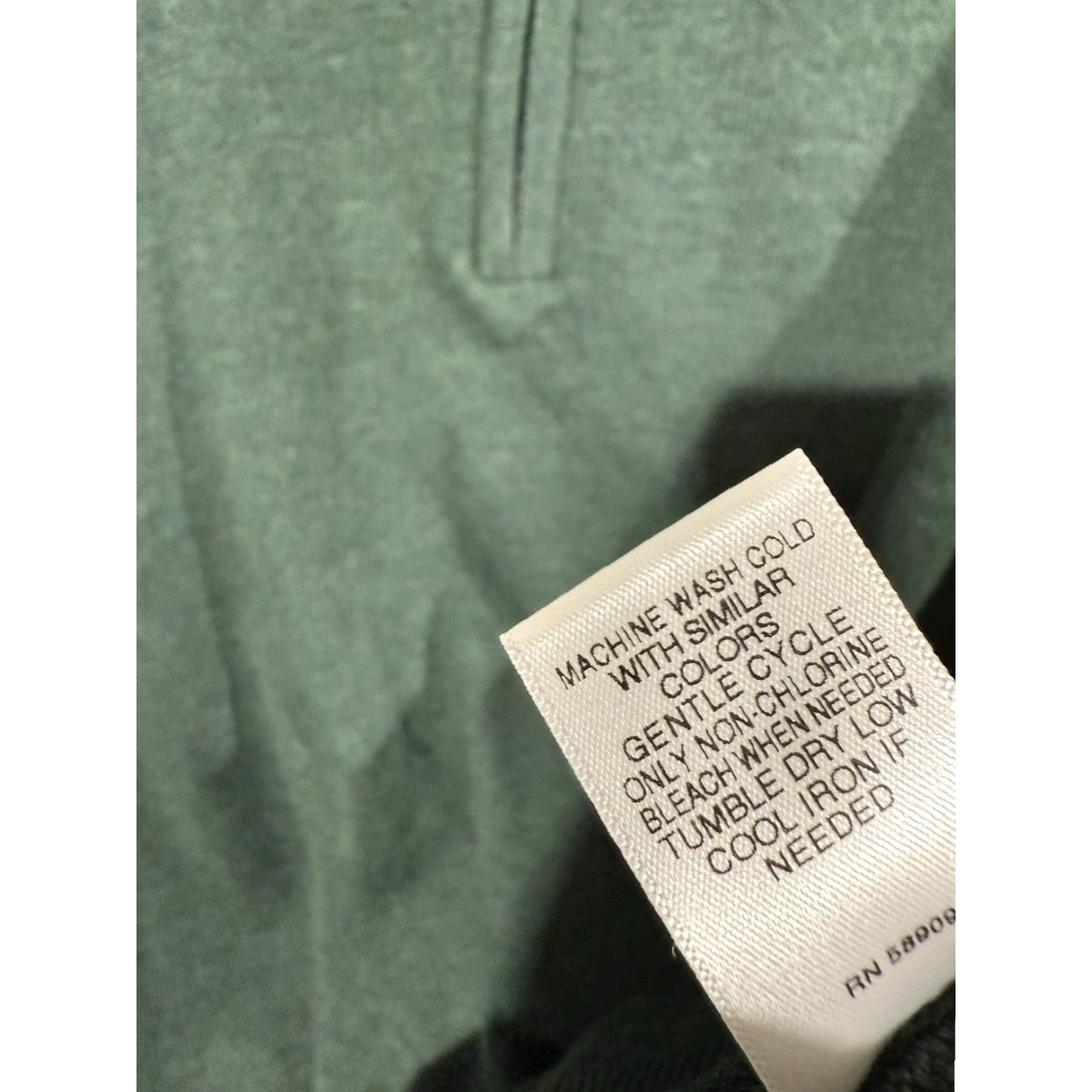 Roundtree & Yorke Roundtree & Yorke Mens L 1/4 Zip Vest Green Casual Golf Activewear Size US L / EU 52-54 / 3 - 6 Thumbnail