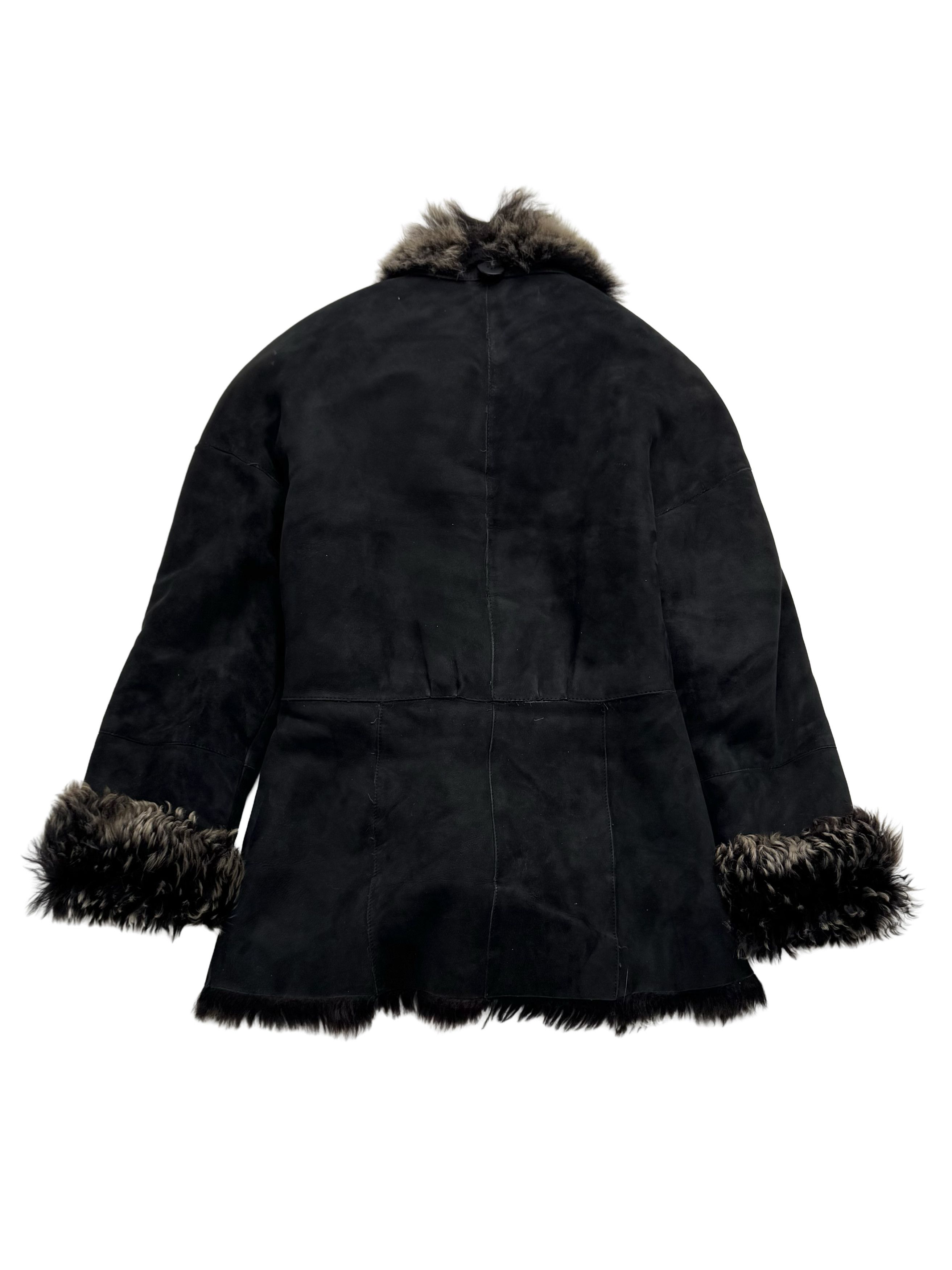 Vintage Vintage Genuine Leather Jacket With Asymmetry Neck Size M / US 6-8 / IT 42-44 - 15 Thumbnail