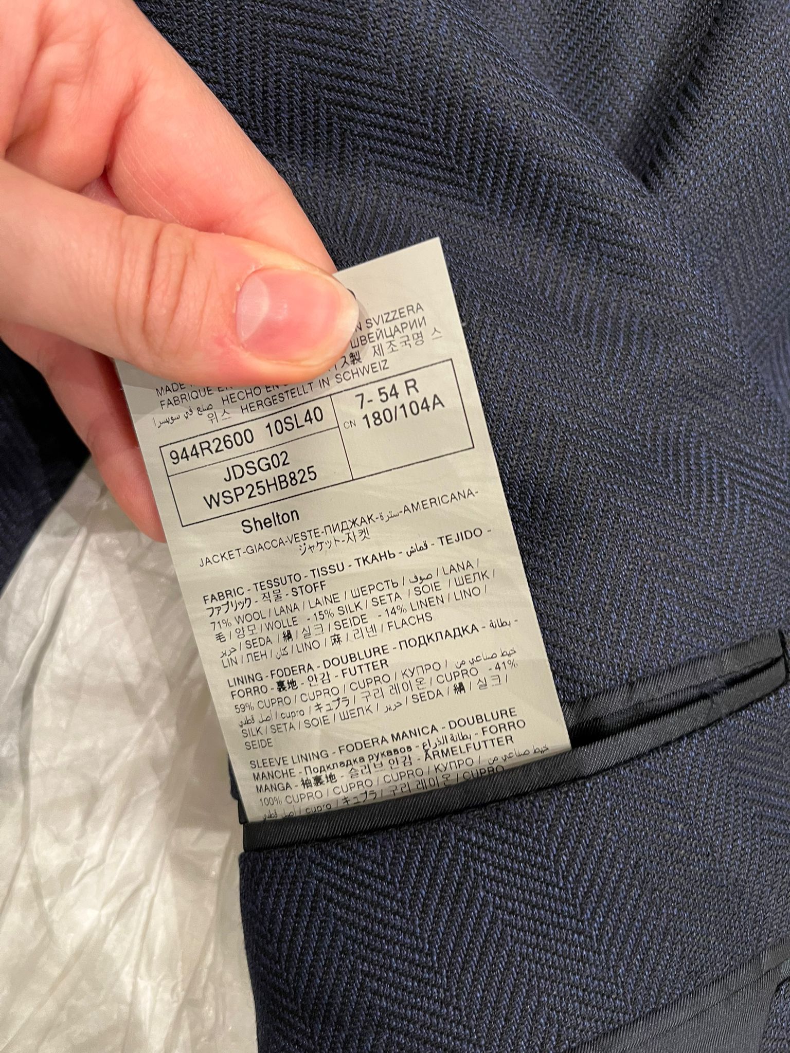 Tom Ford o1loc1c0326 JDSG02 Shelton Jacket in Blue Size US L / EU 52-54 / 3 - 5 Thumbnail