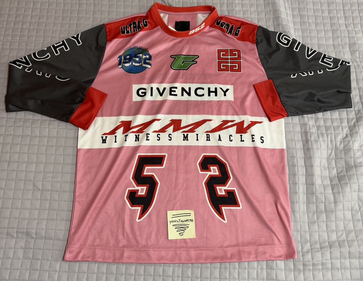 image of Givenchy Motocross Mr Porter Collab Jersey in Pink, Men's (Size 2XL)