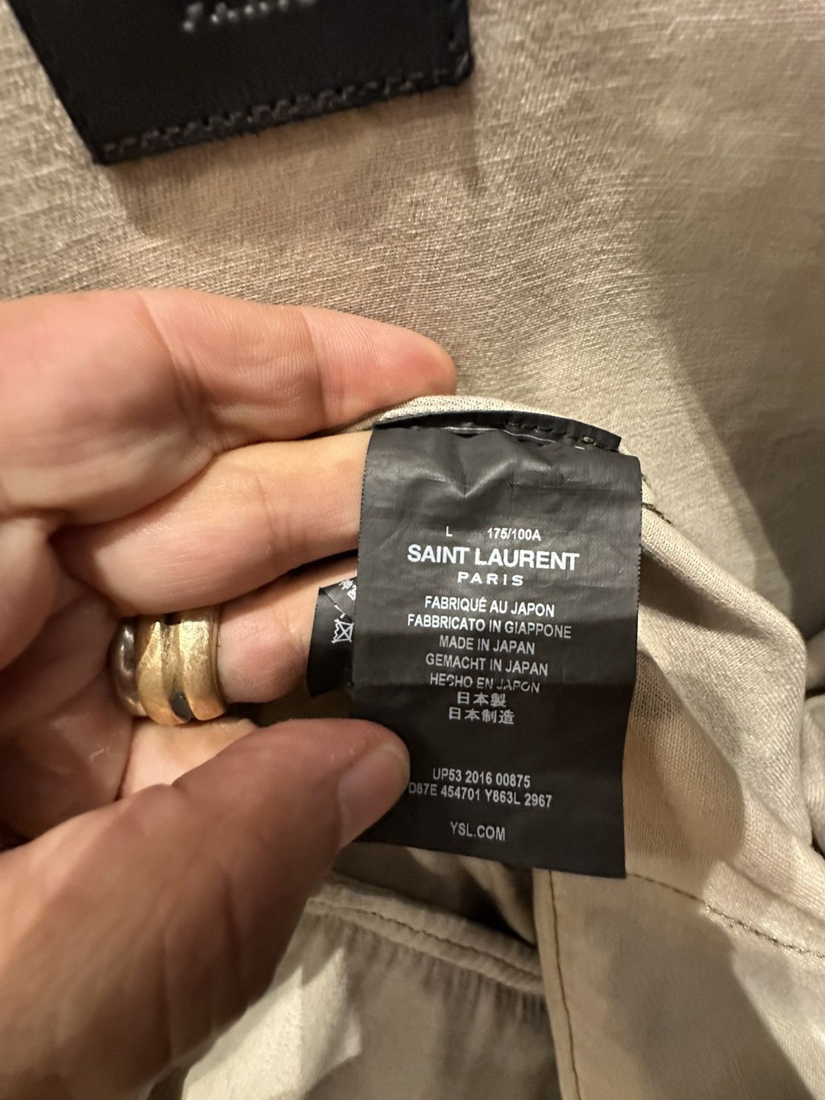 Yves Saint Laurent Hedi Slimane saint Laurent “Love” Camo Jacket - L Size US L / EU 52-54 / 3 - 5 Thumbnail