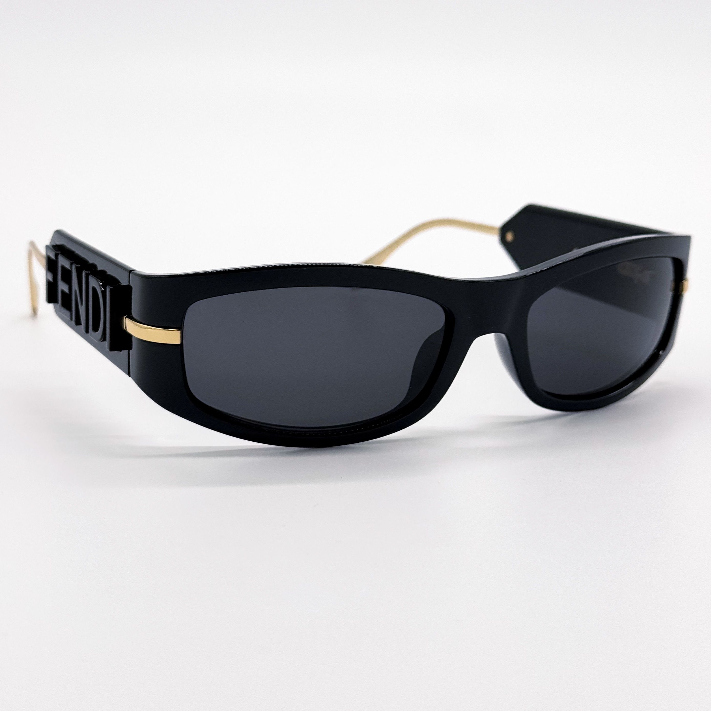 Fendi NEW FENDI FE40120I 01A SHINY BLACK WOMEN SUNGLASSES FENDI Size ONE SIZE - 4 Thumbnail