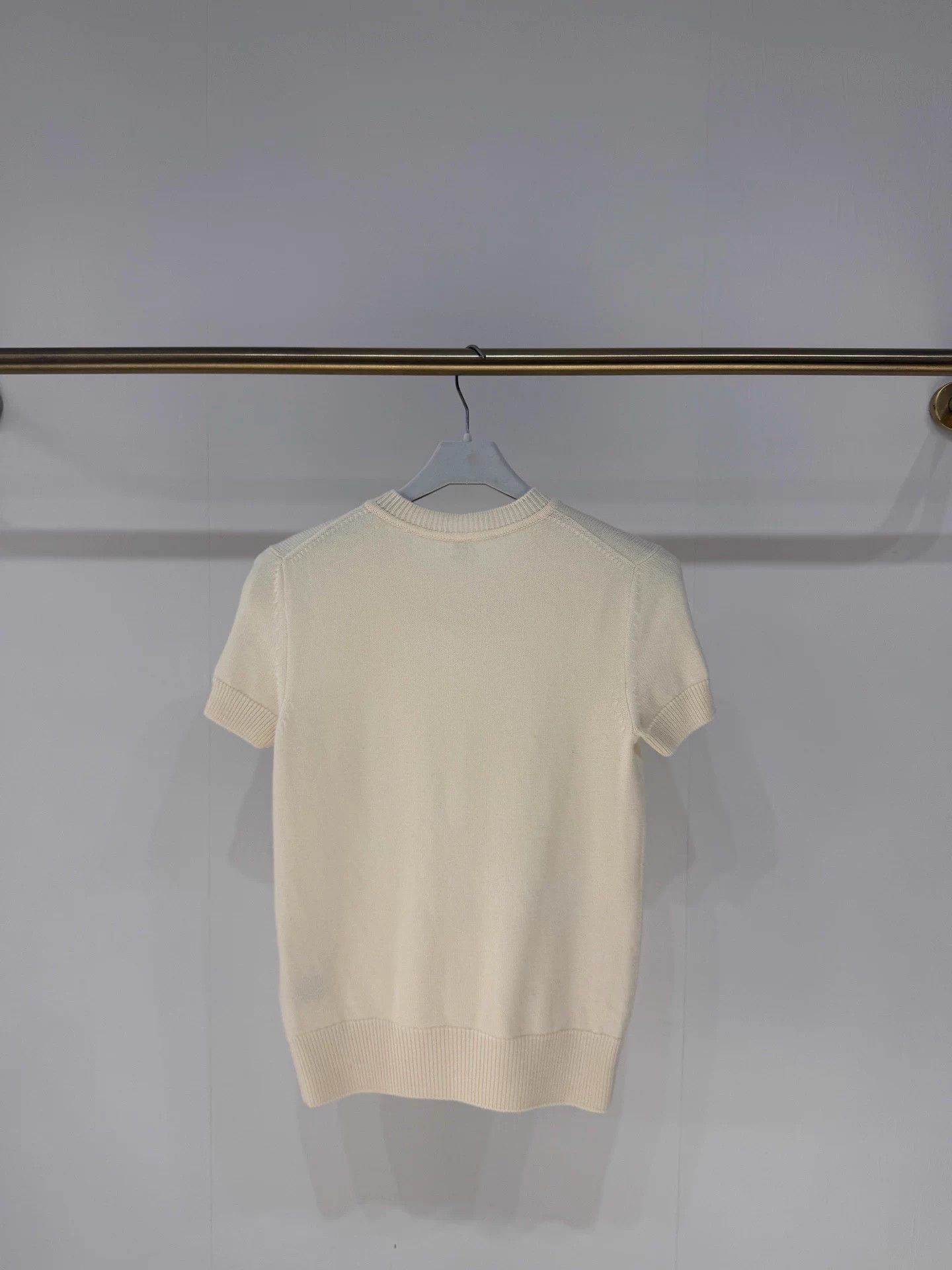 Hermes Hermes Studded Cream Knit Top 36 Size XS / US 0-2 / IT 36-38 - 5 Thumbnail