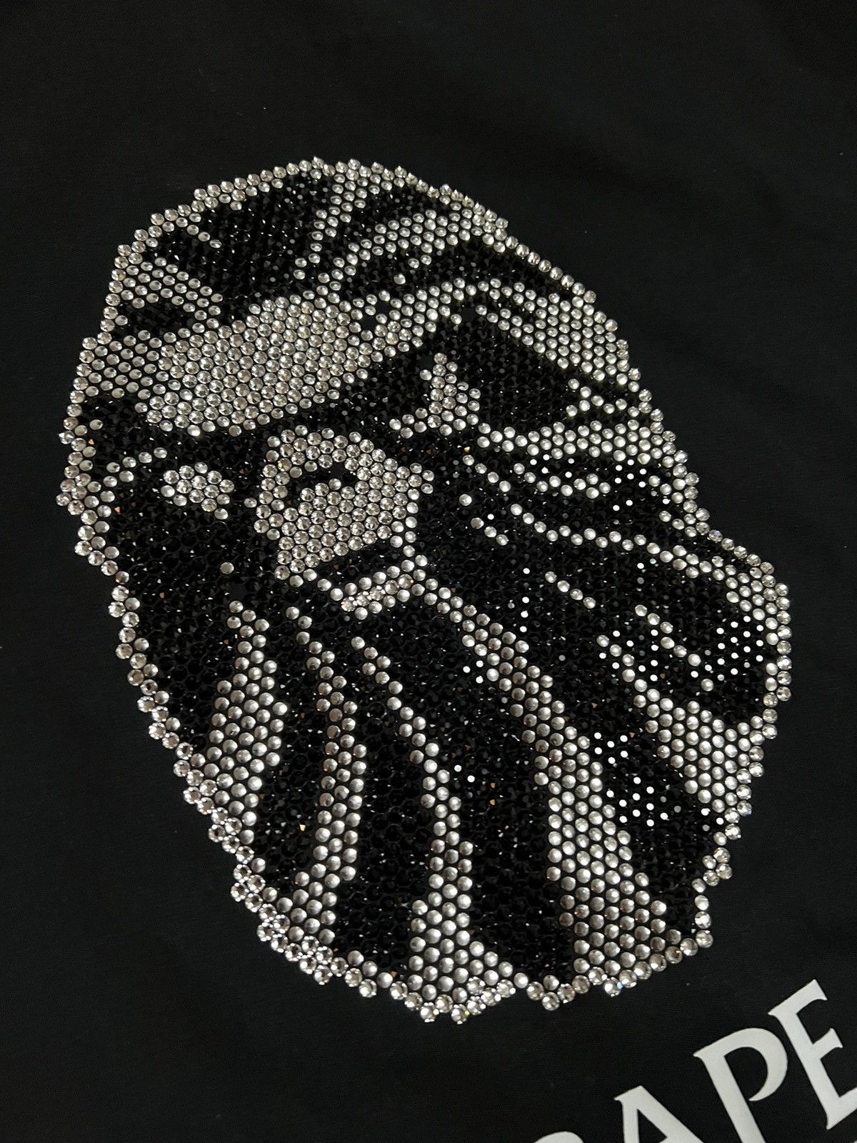 Bape BAPE Black by A Bathing Ape Black Crystal Pullover Hoodie Size US M / EU 48-50 / 2 - 6 Thumbnail
