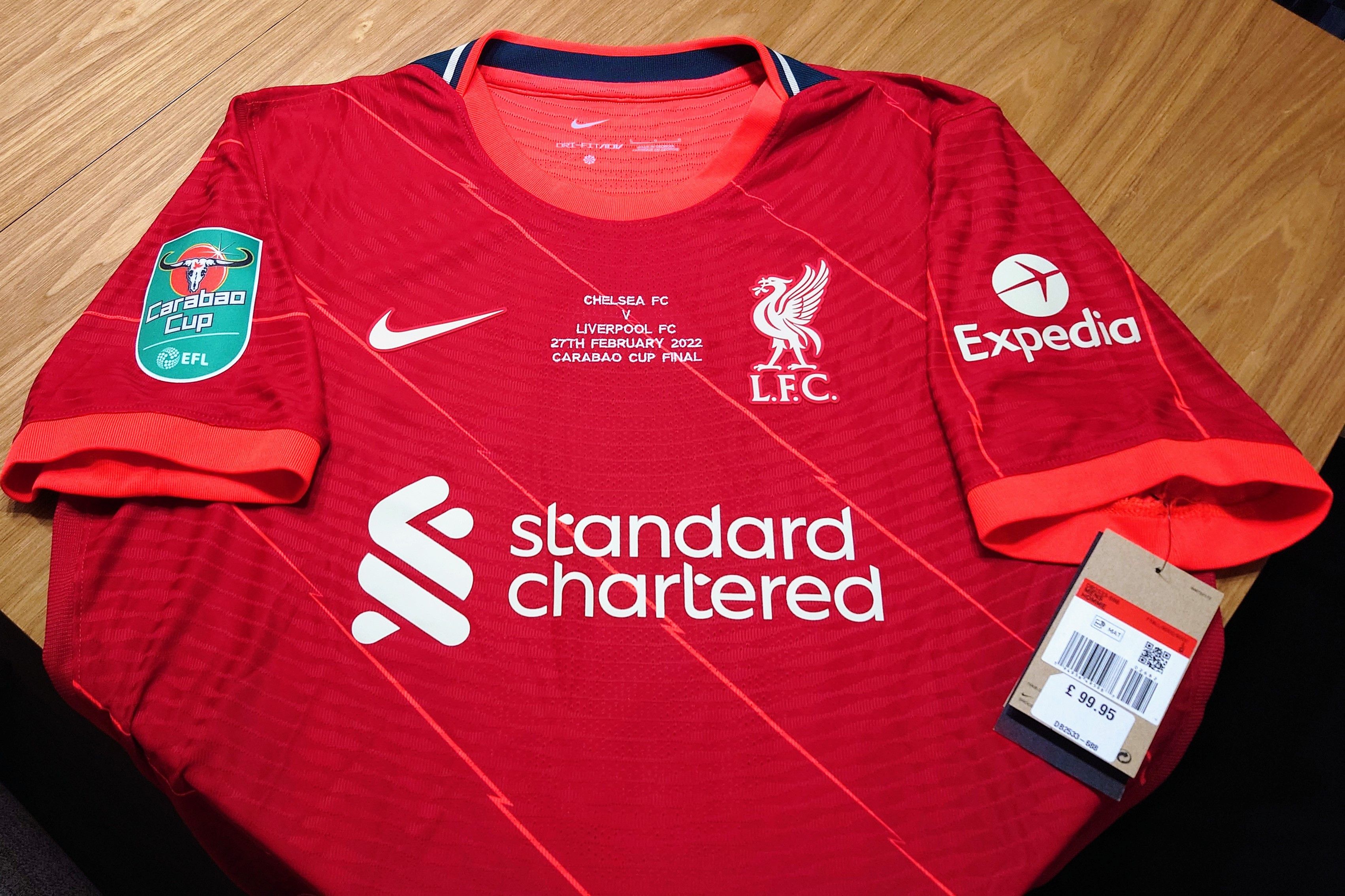 Nike Liverpool Carabao Cup Final Player Version Vigil Size US L / EU 52-54 / 3 - 1 Thumbnail
