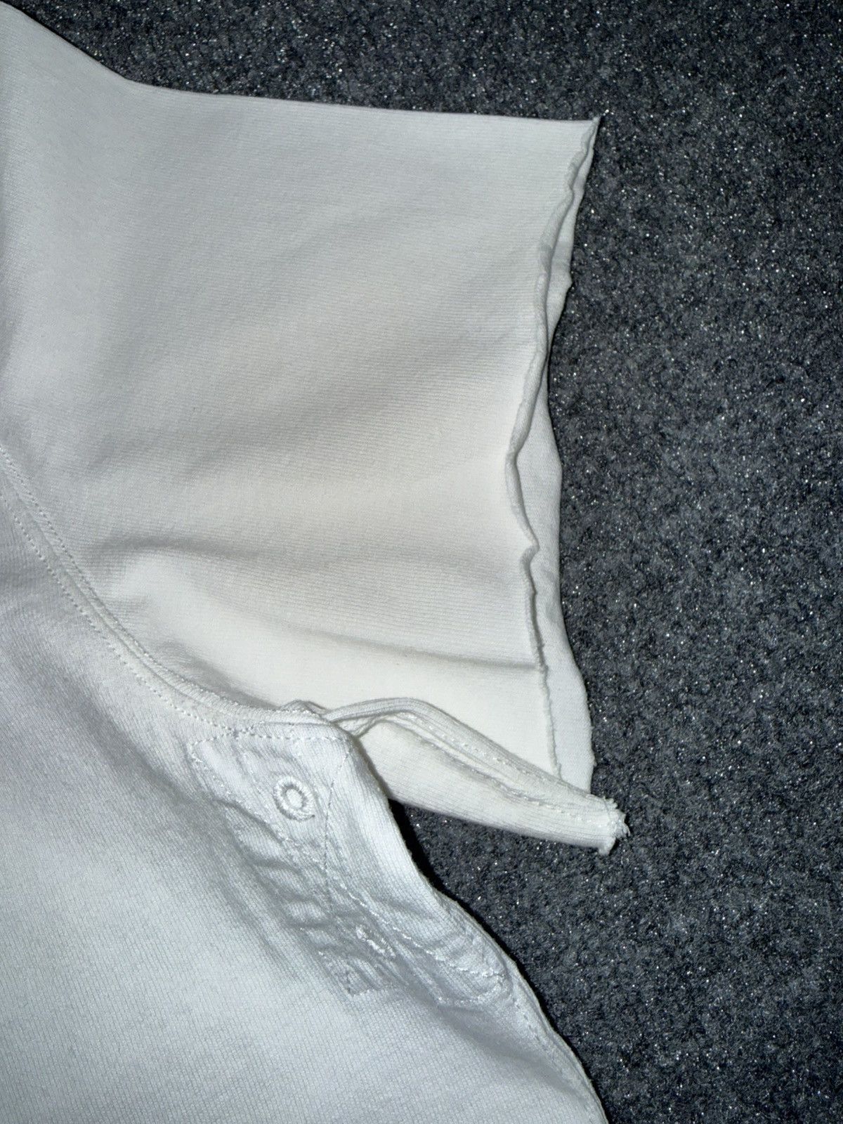 Polo Ralph Lauren Polo Ralph Lauren Rugby Shirt Distressed Hem Cut Sleeve L Size US L / EU 52-54 / 3 - 7 Thumbnail