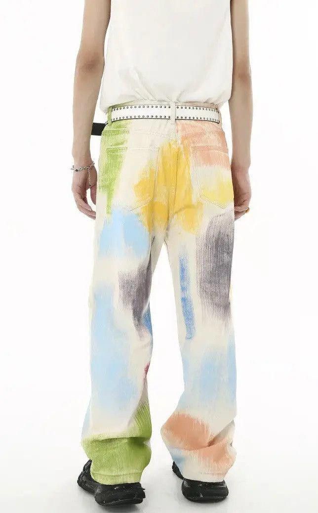 Vintage Paint Splatter Baggy Denim Jeans Size US 30 / EU 46 - 6 Thumbnail