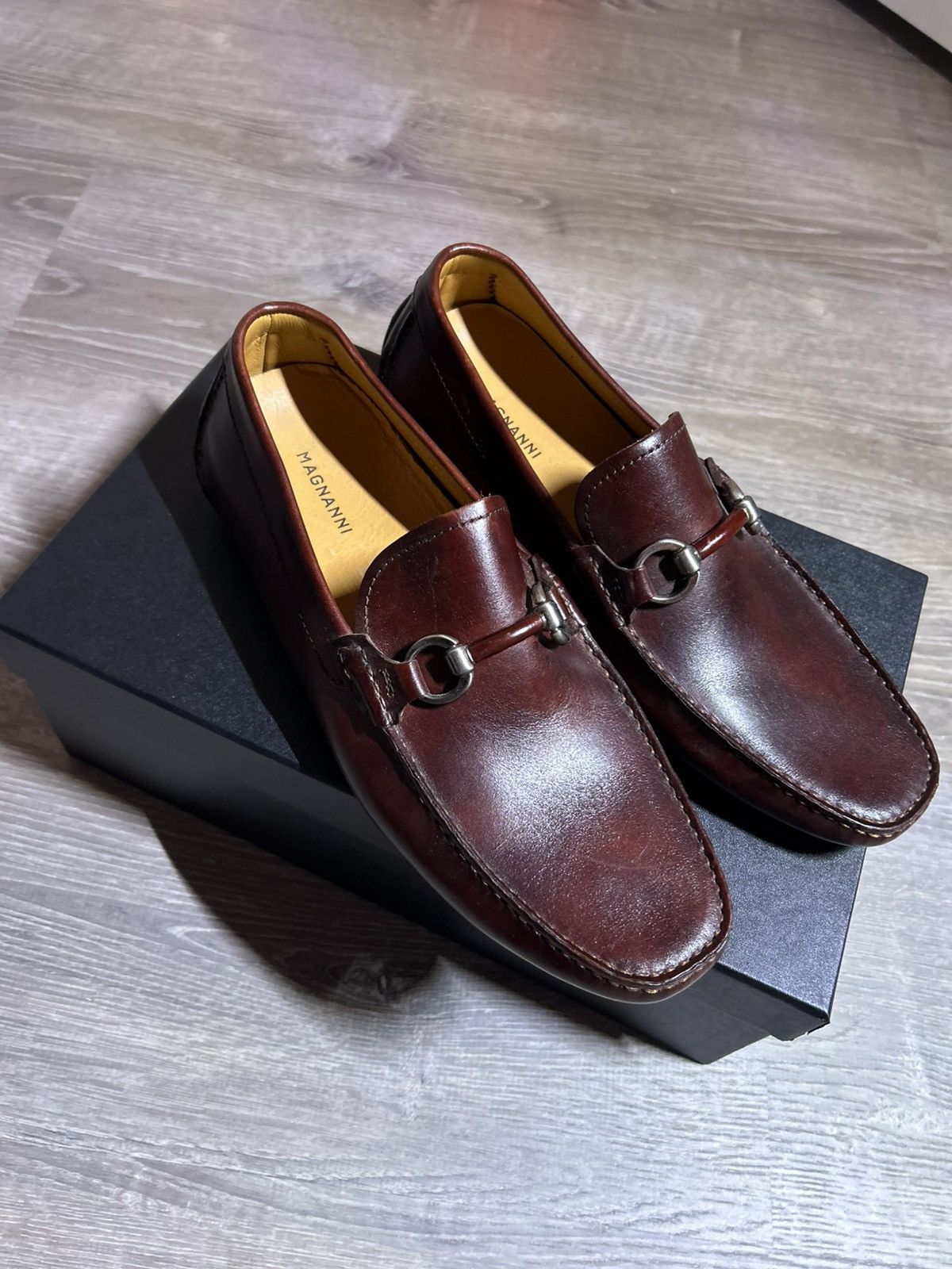 Magnanni Magnanni Brown Loafer Size US 10 / EU 43 - 1 Thumbnail