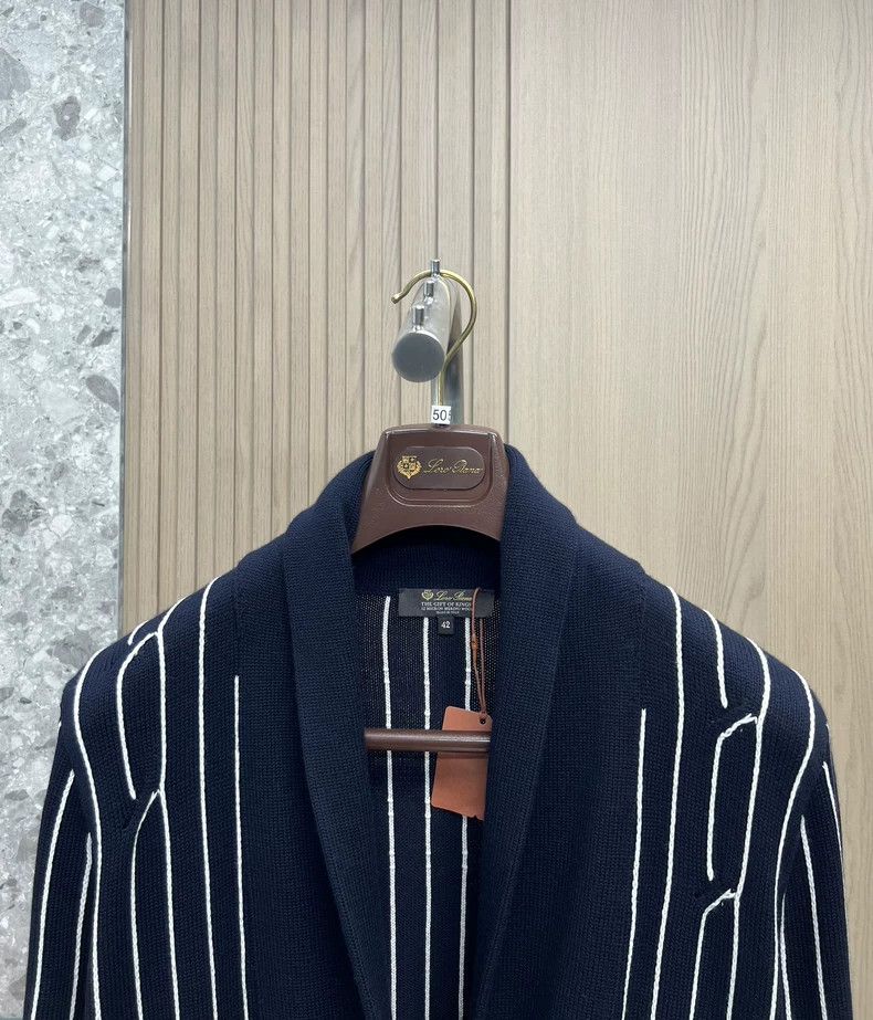 Loro Piana LORO PIANA King's Gift 12mm Wool Knitted Cardigan Coat for Size L / US 10 / IT 46 - 2 Thumbnail
