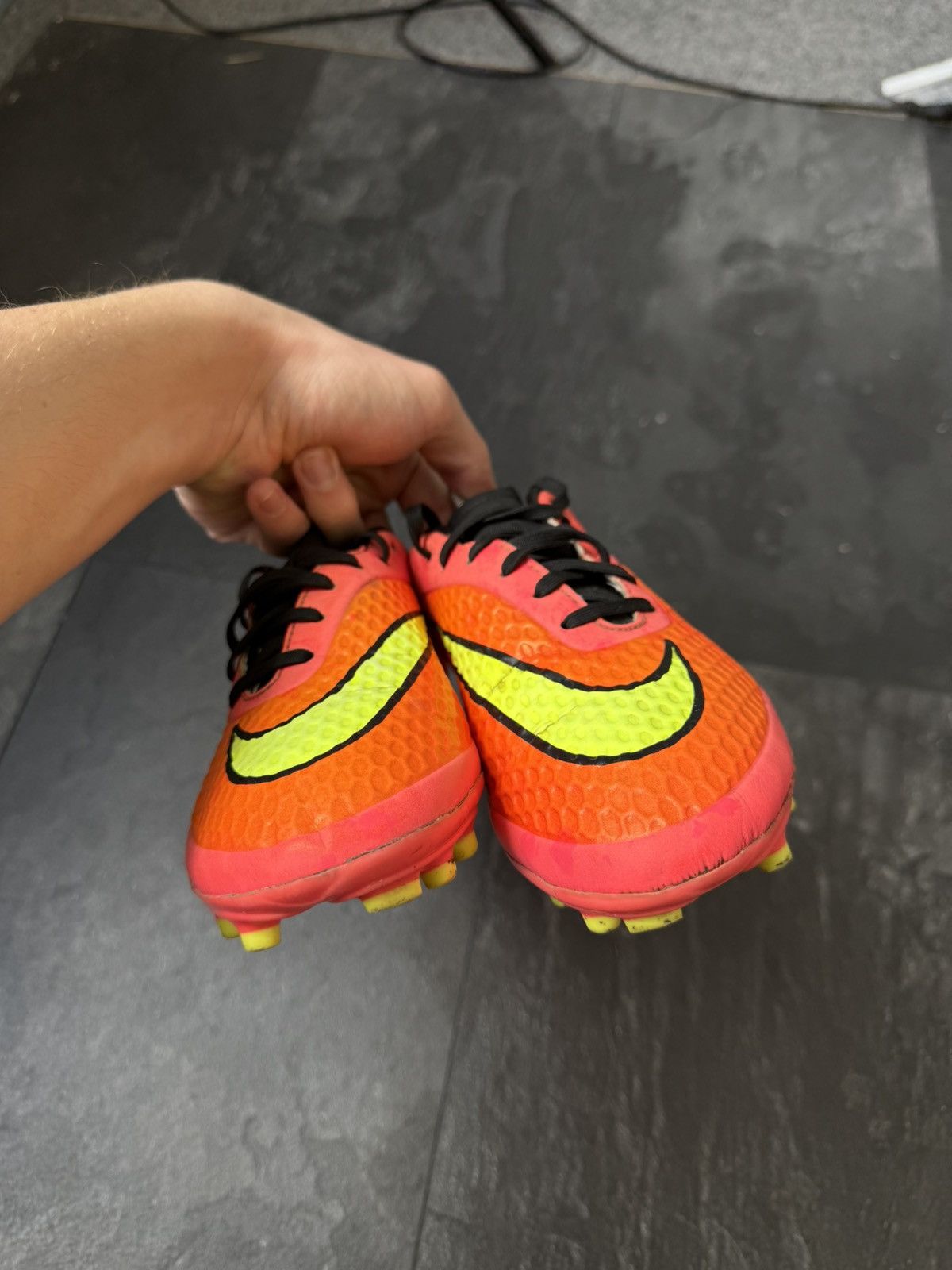 Vintage Nike vintage soccer football boots hypervenom phelon FG Size US 7 / EU 40 - 6 Thumbnail