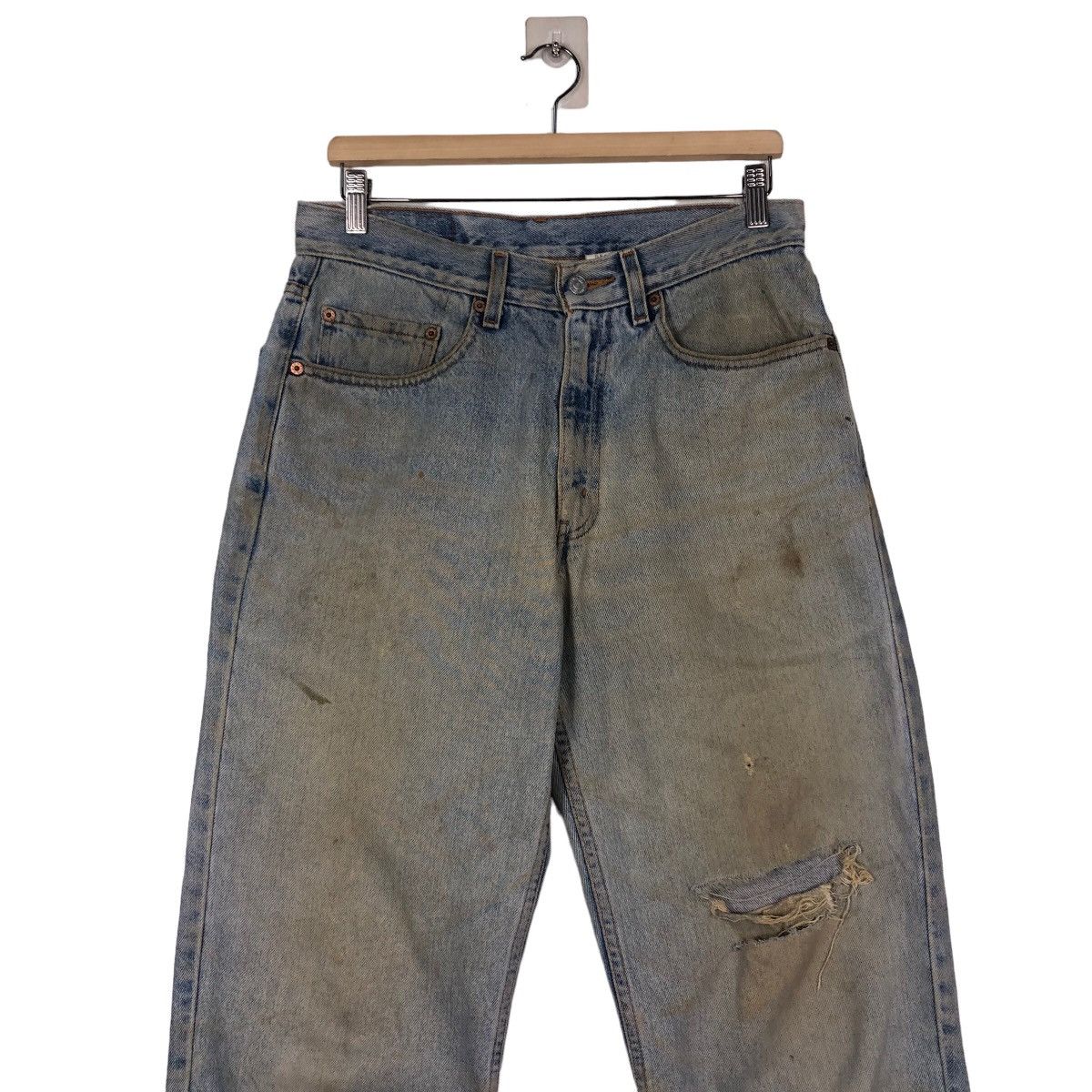 Levi's 🔥VINTAGE DENIM JEANS TROUSERS LEVI’S 550 Size US 32 / EU 48 - 4 Thumbnail