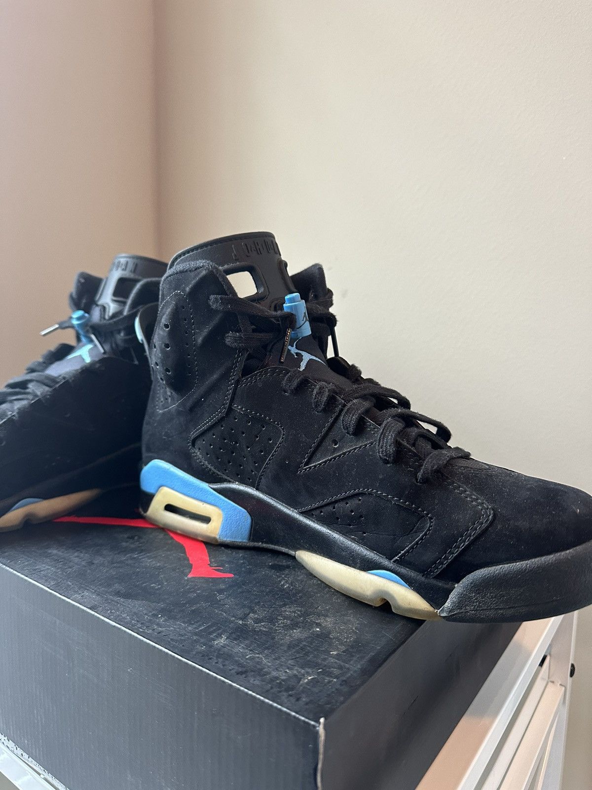 Jordan Brand Jordan 6 UNC Black Size US 11 / EU 44 - 6 Thumbnail