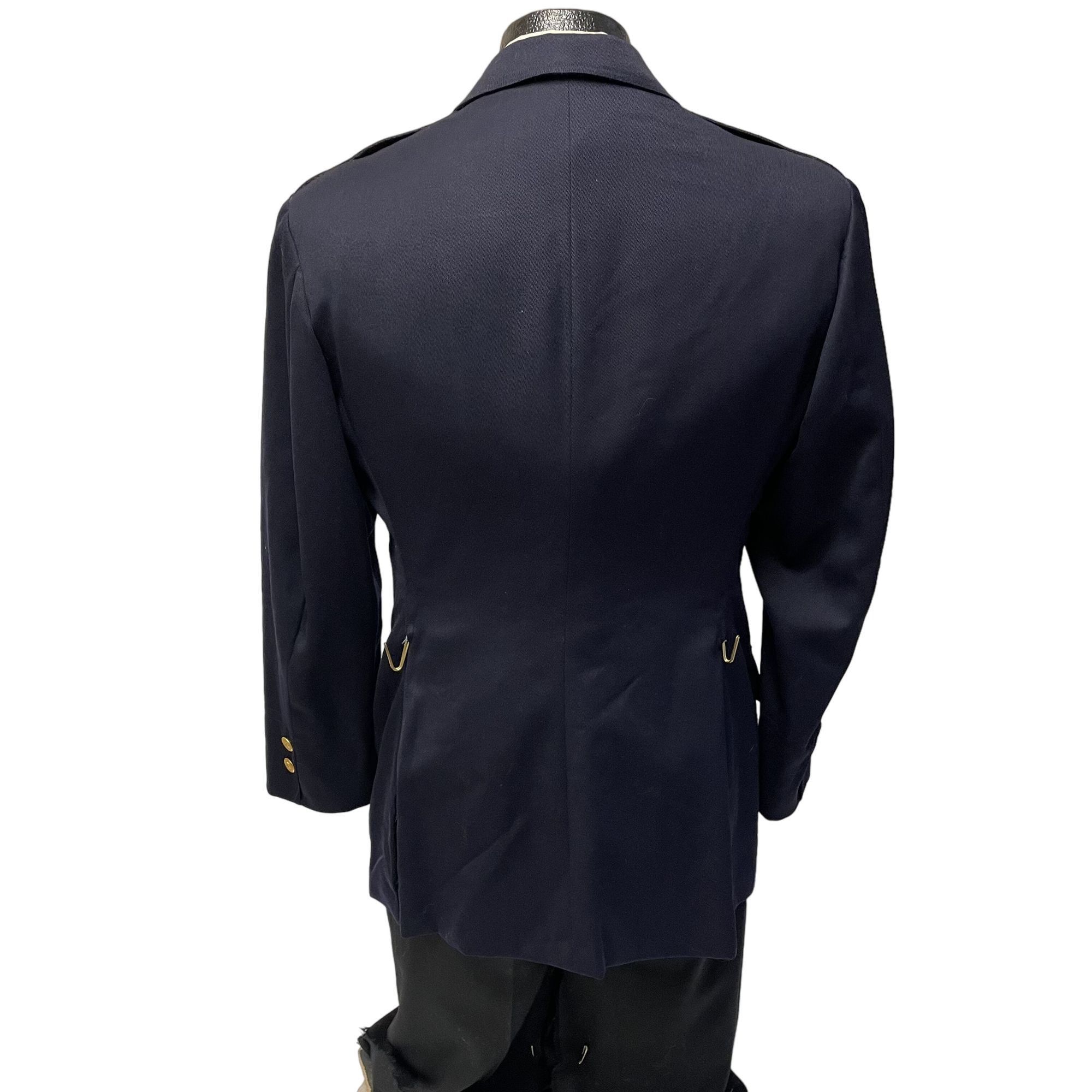 Other Vtg Blue GABARDINE Sport Coat METROPOLITAN POLICE Jacket Size 38R - 3 Thumbnail