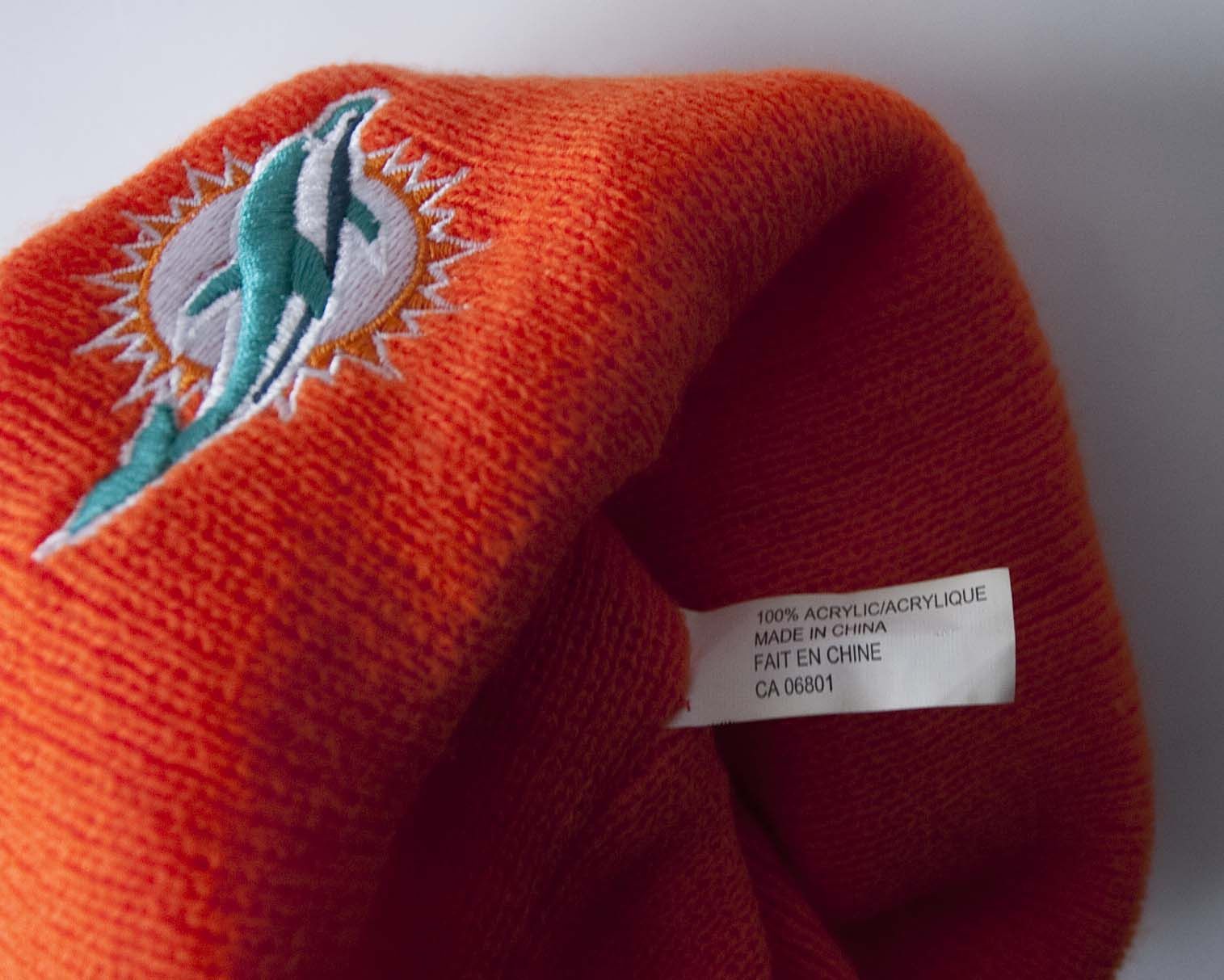 NFL Miami Dolphins Beanie Hat Budweiser Size ONE SIZE - 3 Thumbnail