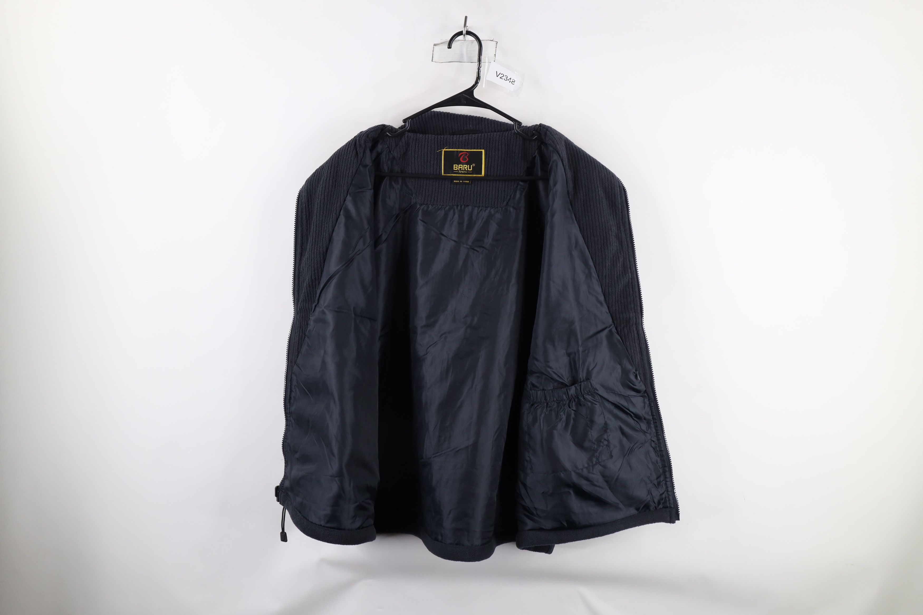 Vintage Vintage 90s Streetwear Fleece Full Zip Vest Jacket Gray Size US XXL / EU 58 / 5 - 6 Thumbnail