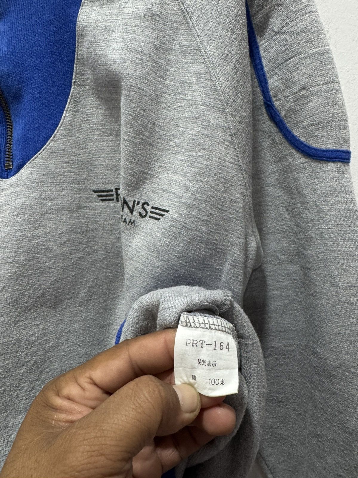 PERSON'S VINTAGE PERSON’S RACING TEAM HALF ZIP SWEATER Size US S / EU 44-46 / 1 - 14 Thumbnail