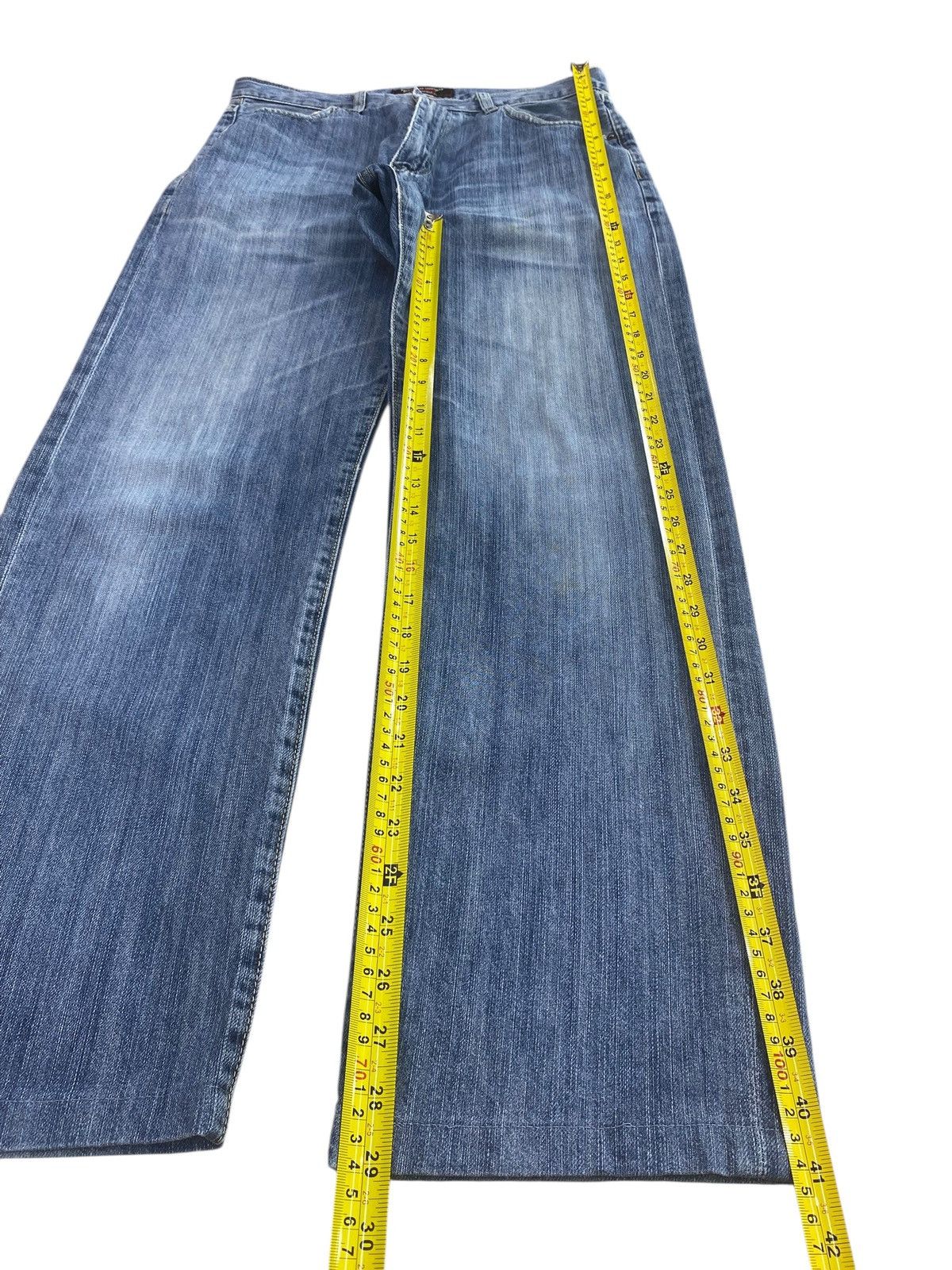 Polo Ralph Lauren Polo Ralph Lauren Acid Blue Wash Style Loose Jeans Size US 31 - 8 Thumbnail