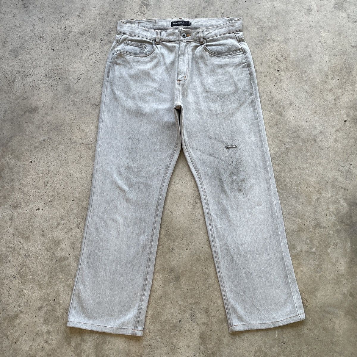 Vintage Vintage Sasson Newyork💥 Paris Faded Jeans Pants Denim W33 Size US 33 - 1 Thumbnail