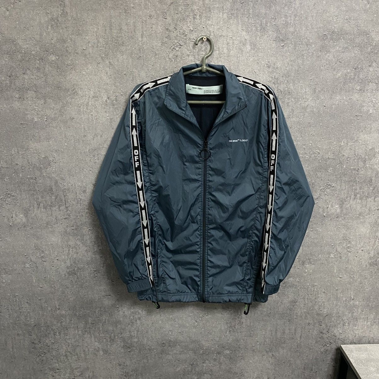 Off-White Off White Light Nylon Track Jacket Size US S / EU 44-46 / 1 - 1 Thumbnail