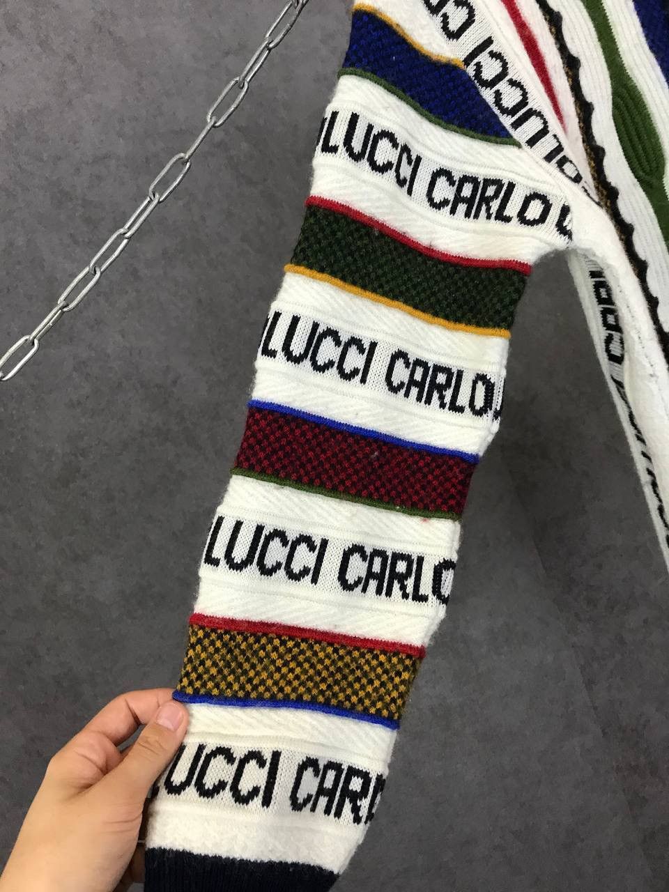 Carlo Colucci Carlo Colucci monogram coogi style sweater Size US S / EU 44-46 / 1 - 4 Thumbnail