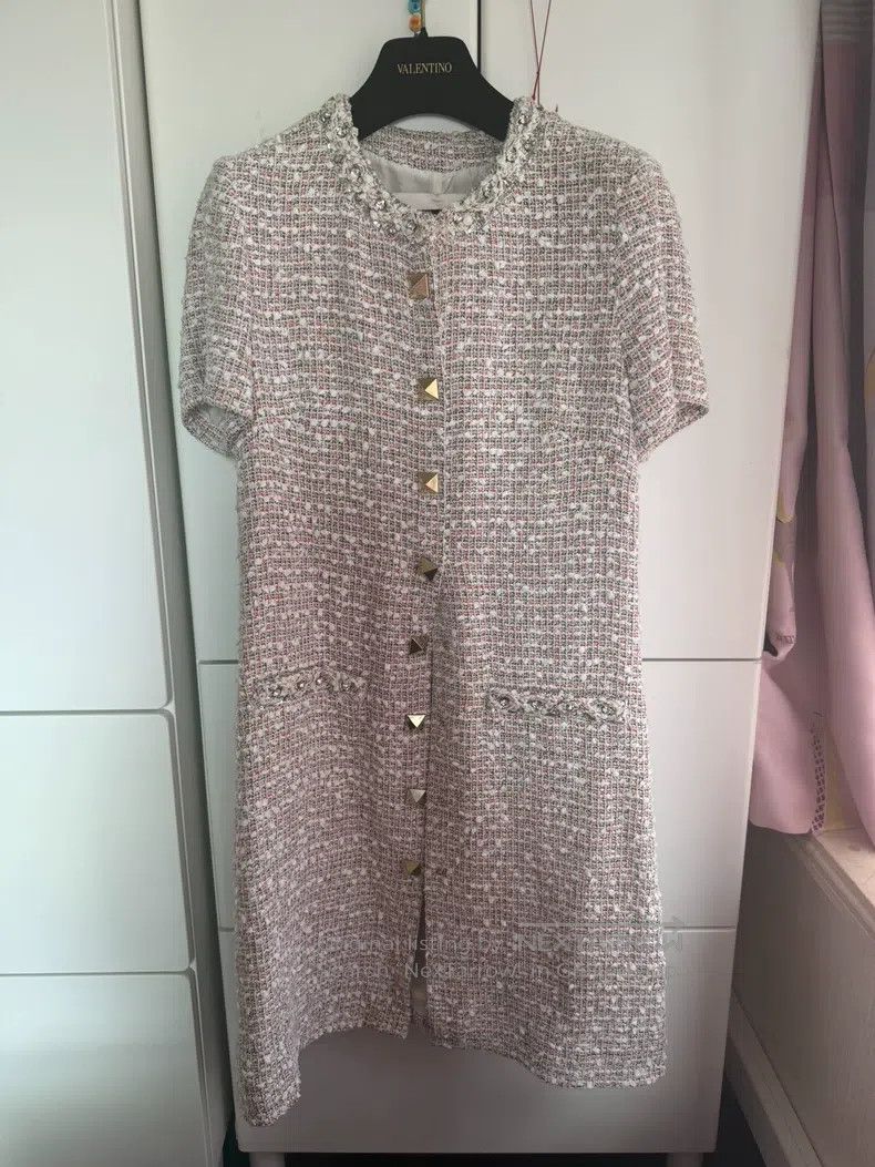 Valentino Valentino Tweed dress Size M / US 6-8 / IT 42-44 - 1 Thumbnail