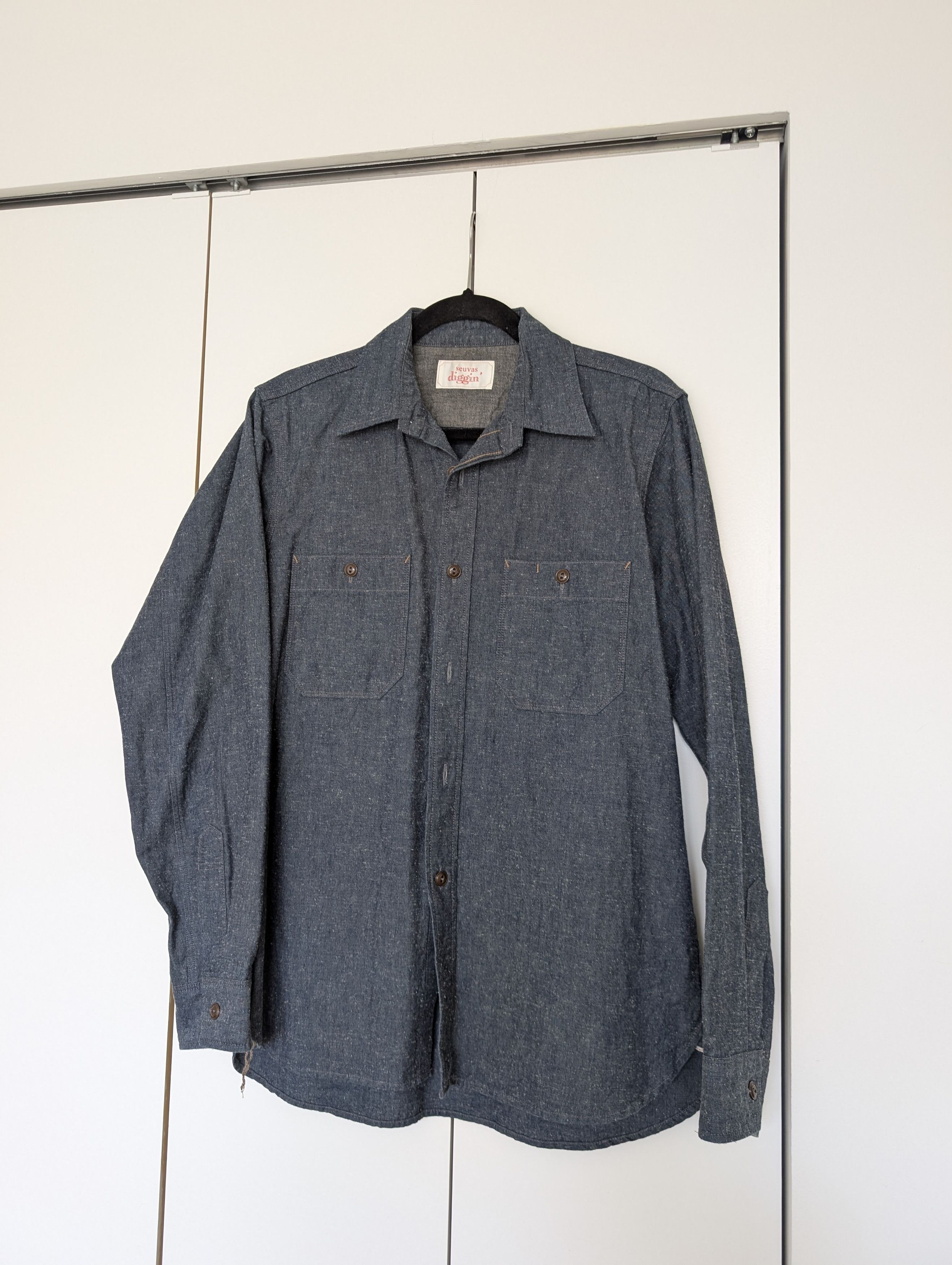 Other Seuvas Workshirt - Indigo Selvedge Chambray Size US M / EU 48-50 / 2 - 2 Thumbnail
