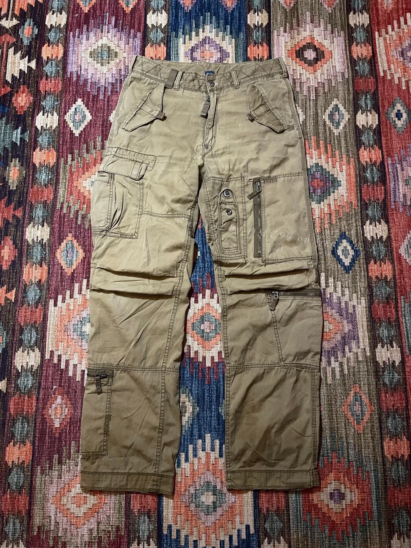Ralph Lauren Ralph Lauren Rare Khaki Cargo Pants Size US 32 / EU 48 - 1 Thumbnail