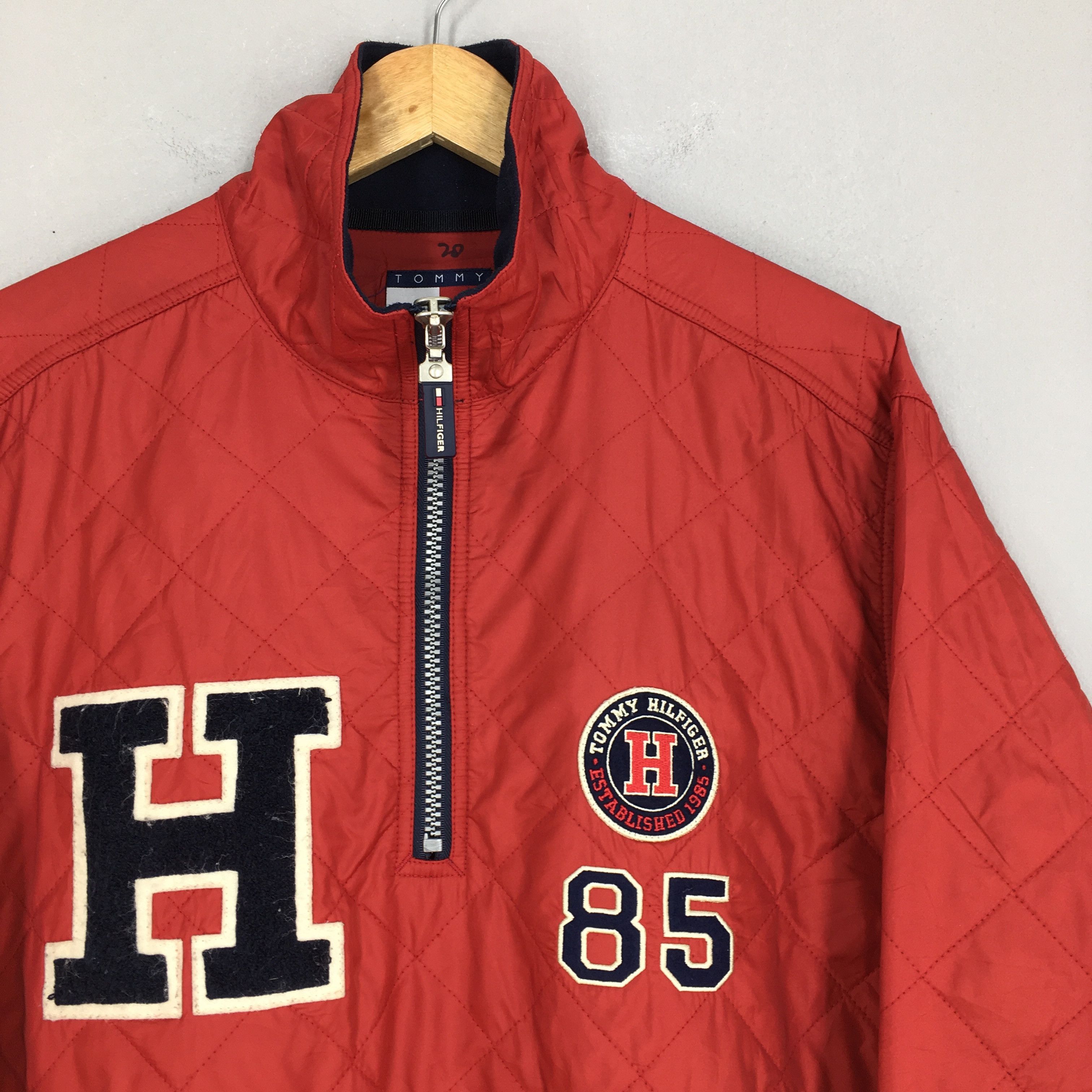 Other Vintage 90's Tommy Hilfiger Quilted Pullover Jacket Small Size US S / EU 44-46 / 1 - 2 Thumbnail