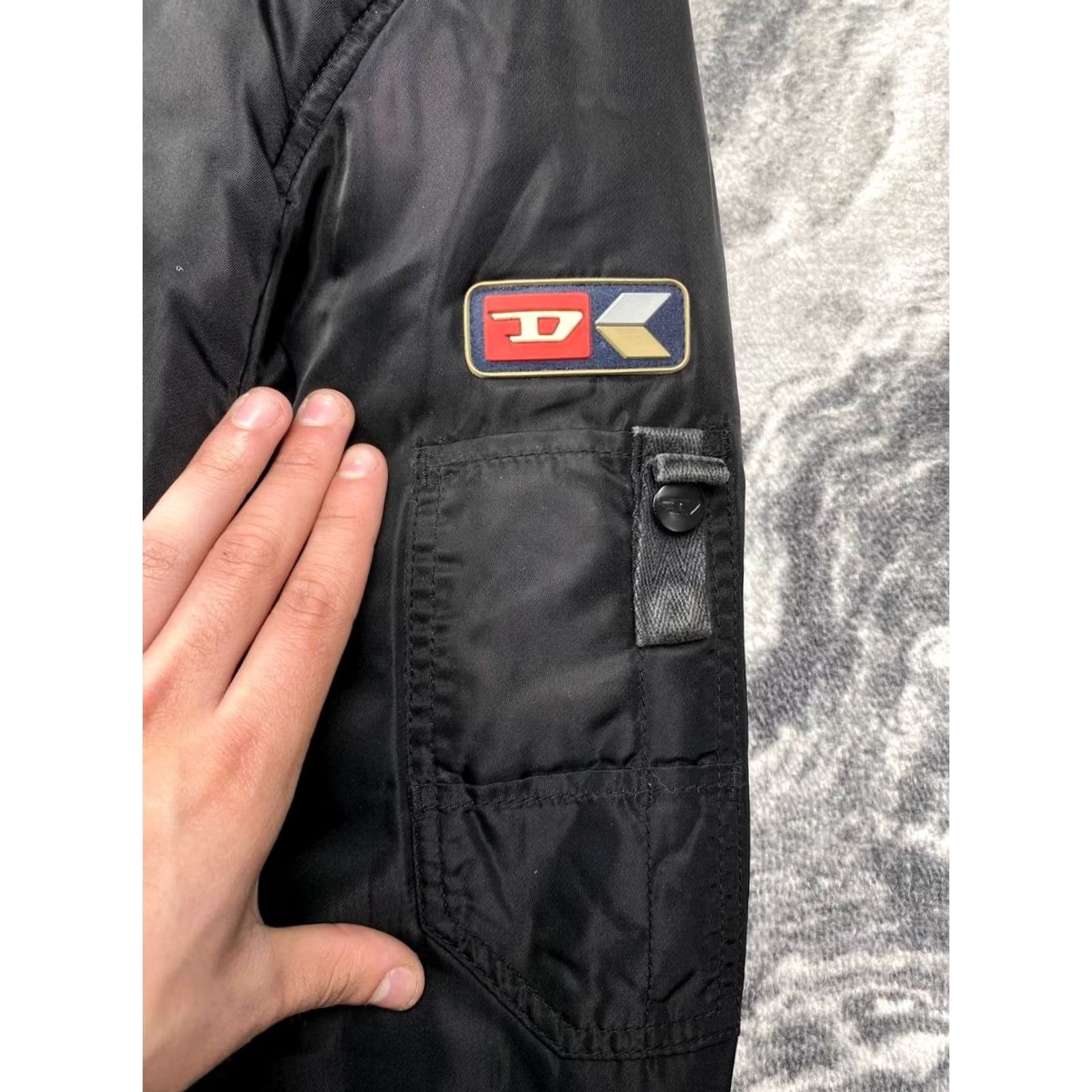 Diesel VINTAGE Diesel Bomber Jacket Men Size 2XL Black Shearling Aviator Size US XXL / EU 58 / 5 - 4 Thumbnail