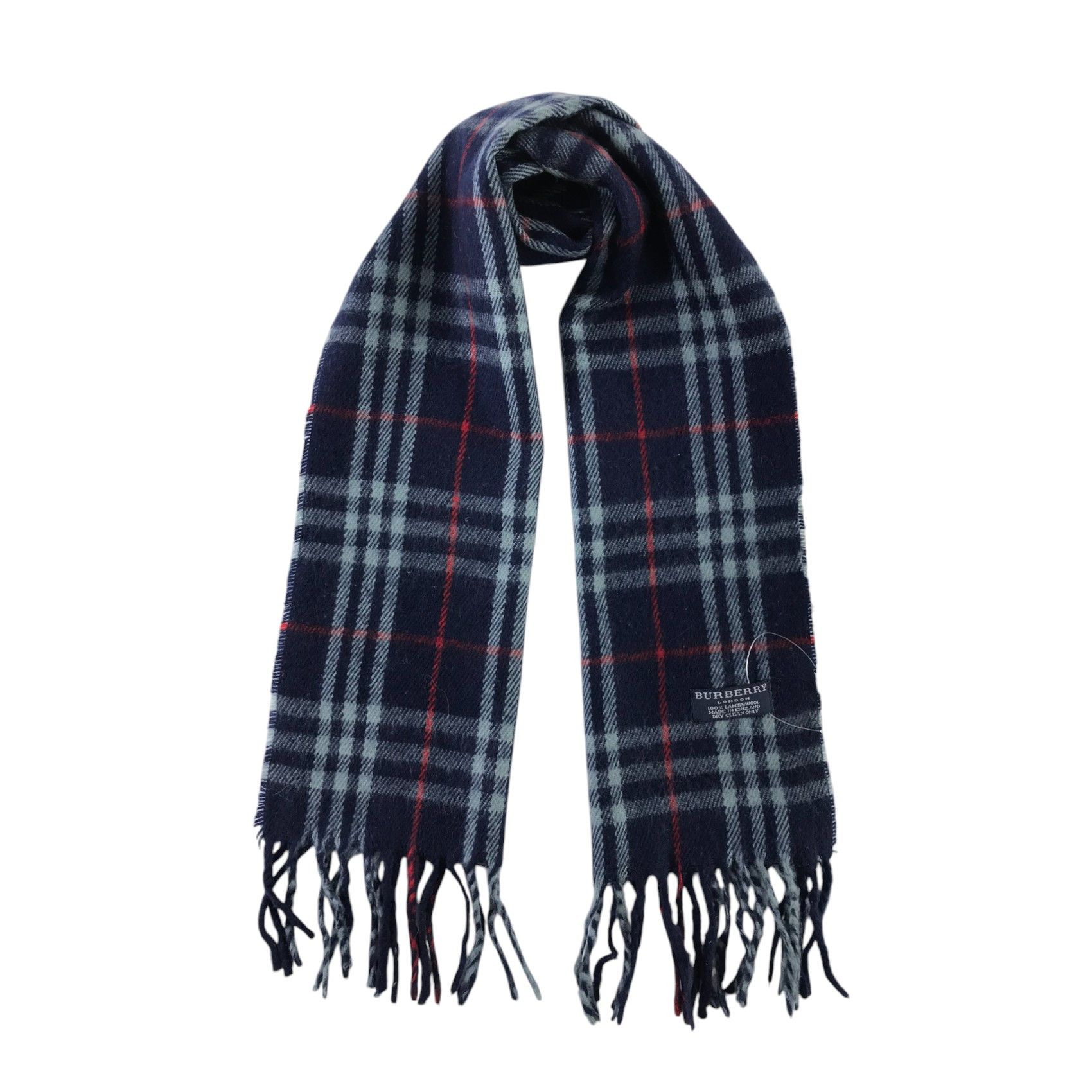 Burberry × Vintage Burberry Scarf / Muffler / Neckwear - WW1912 Size ONE SIZE - 1 Thumbnail
