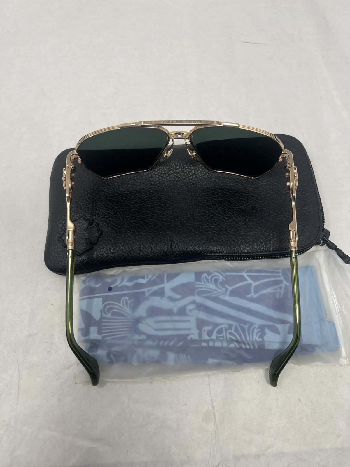 Chrome Hearts Chrome Hearts Ripping Green Gold Size ONE SIZE - 3 Thumbnail