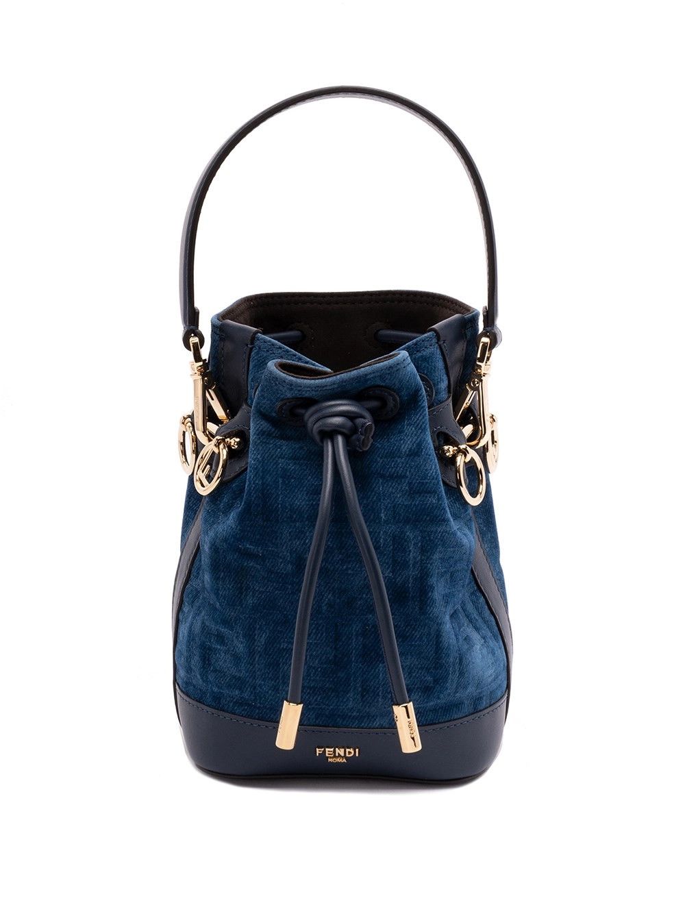 Fendi `Mon Tresor` Denim Mini Bag Size ONE SIZE - 1 Thumbnail