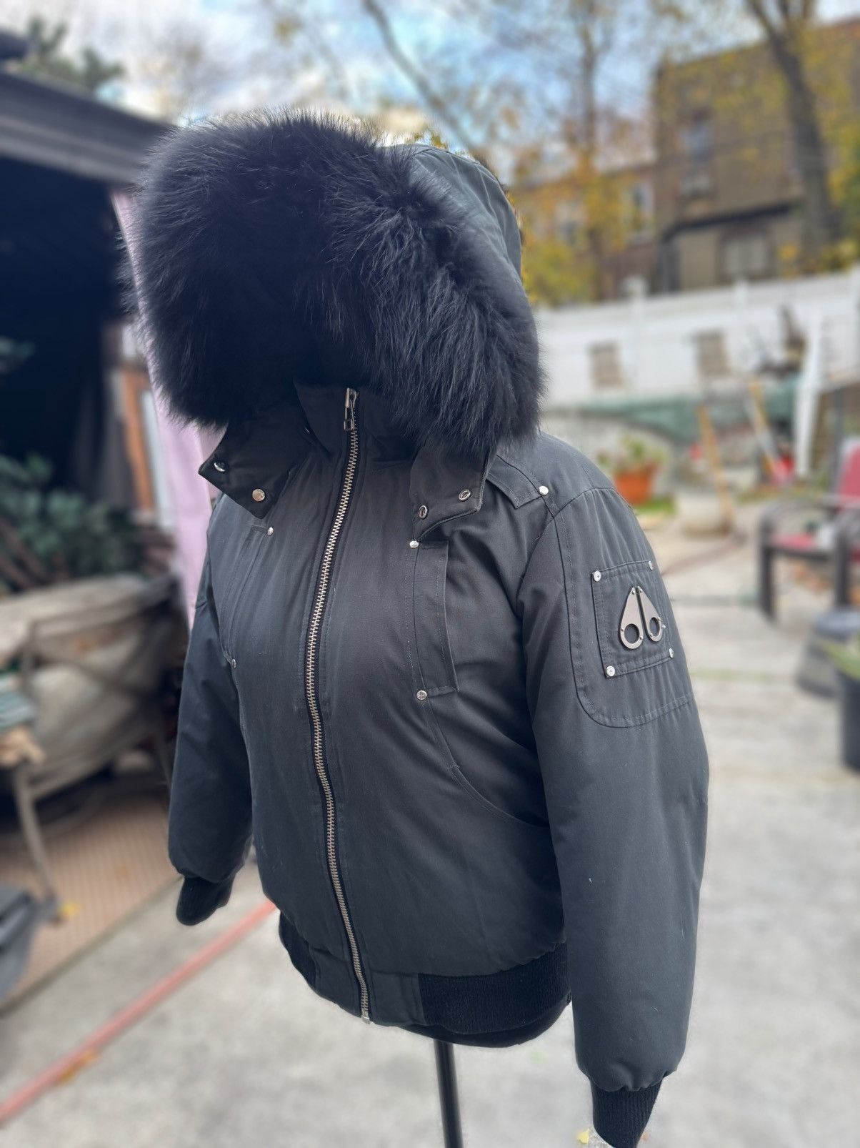 Moose Knuckles Moose Knuckles shearling Bomber Granite/Black L — Like New Size US XS / EU 42 / 0 - 16 Thumbnail