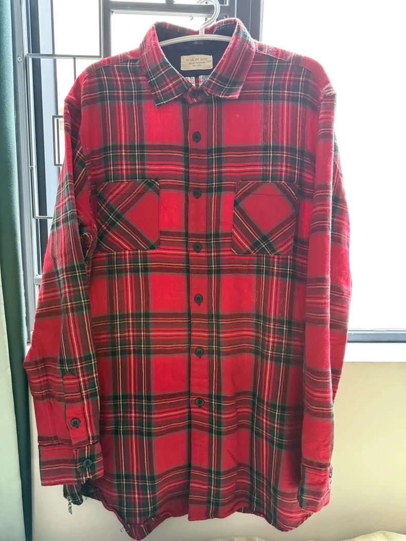 Fear of God Fear of God 2nd Side Zip Wool Shirt - dmc Size US XL / EU 56 / 4 - 1 Thumbnail