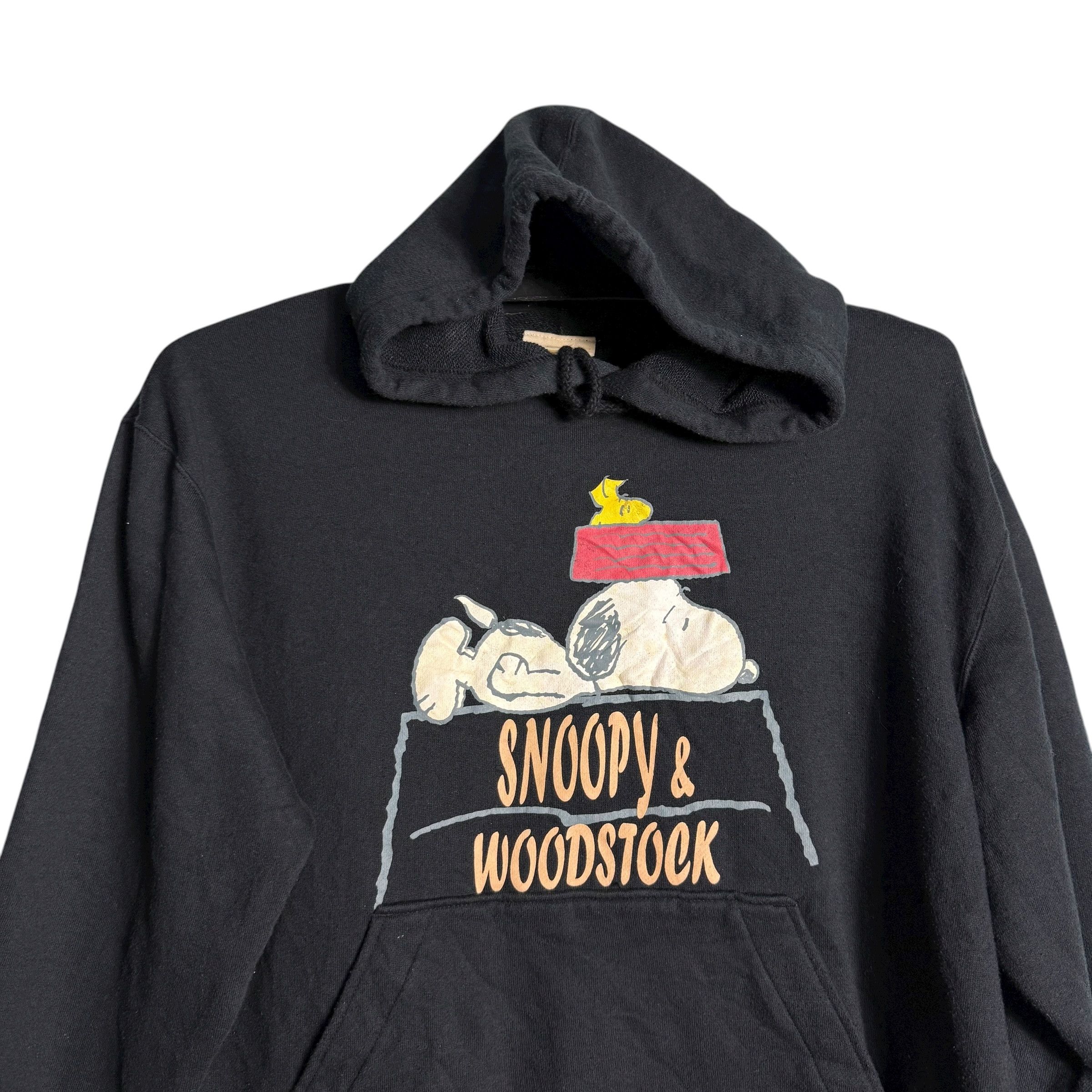 Peanuts 🔥RARE🔥Vintage Peanuts Snoopy & Woodstock Pullover Hoodie Size US M / EU 48-50 / 2 - 2 Thumbnail