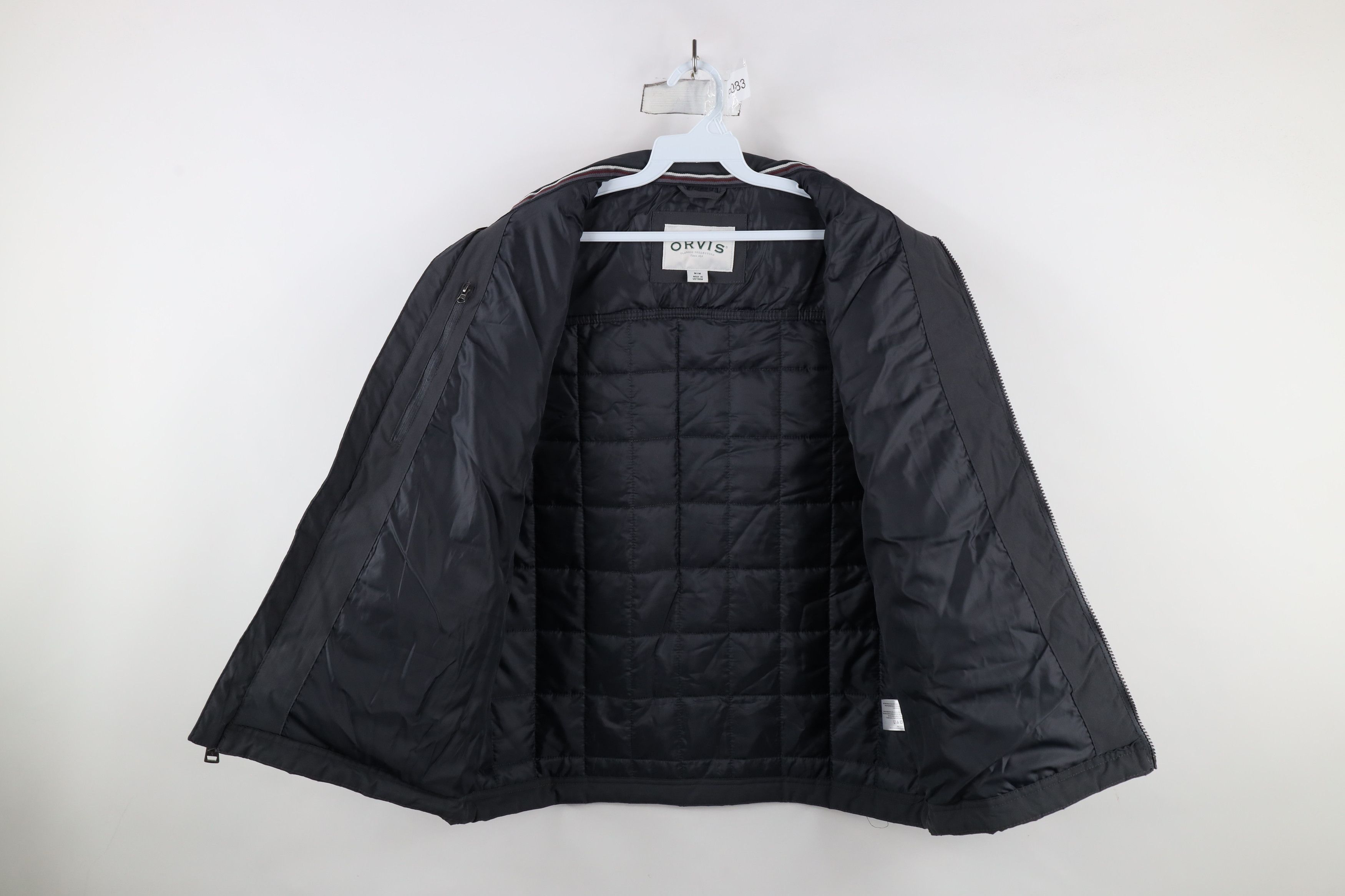 Orvis × Vintage Orvis Spell Out Quilted Full Zip Puffer Vest Jacket Gray Size US M / EU 48-50 / 2 - 8 Thumbnail