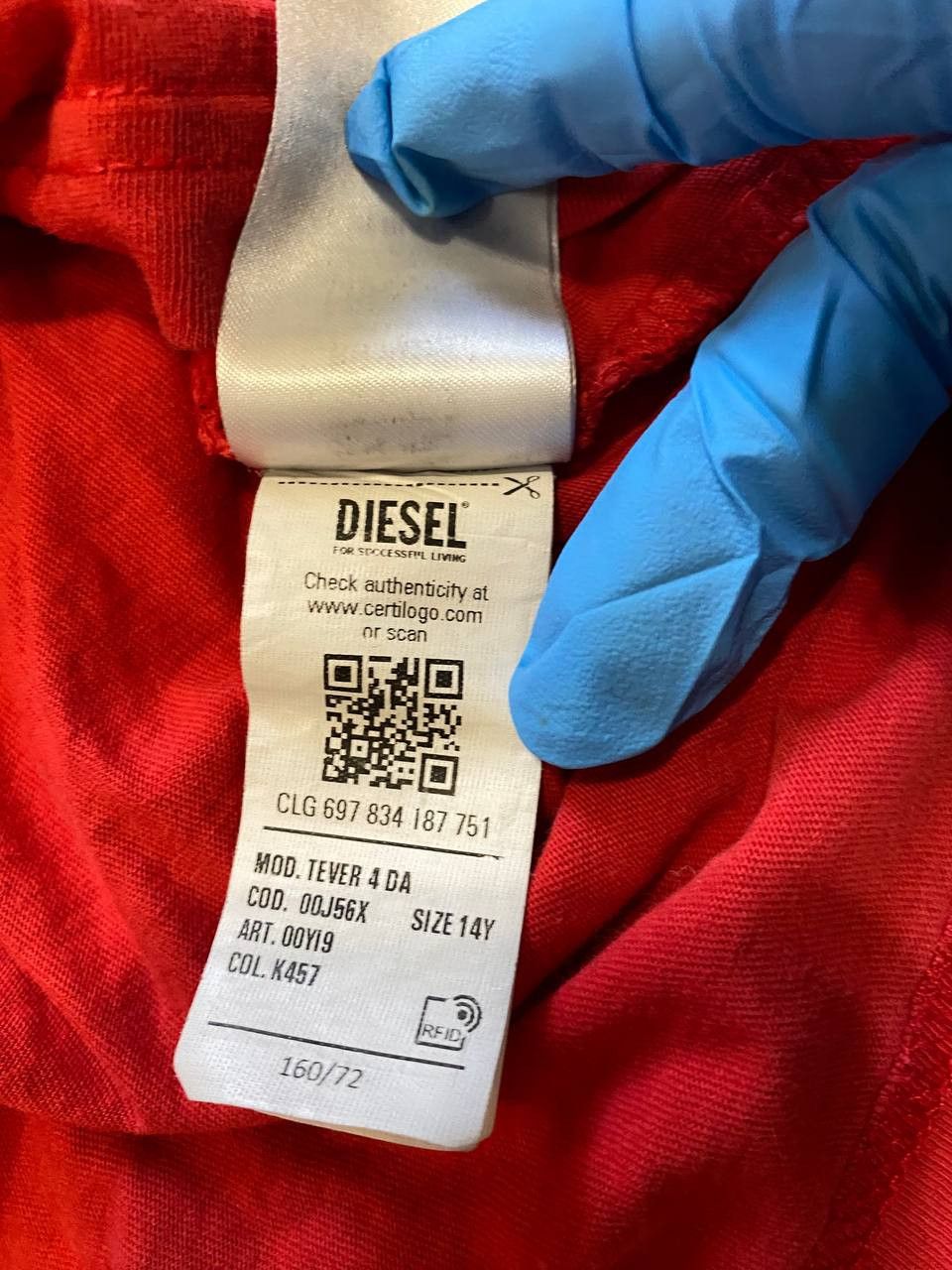 Diesel Vintage Diesel T-Shirt Big Logo kids 14Y Y2k Size US S / EU 44-46 / 1 - 3 Thumbnail