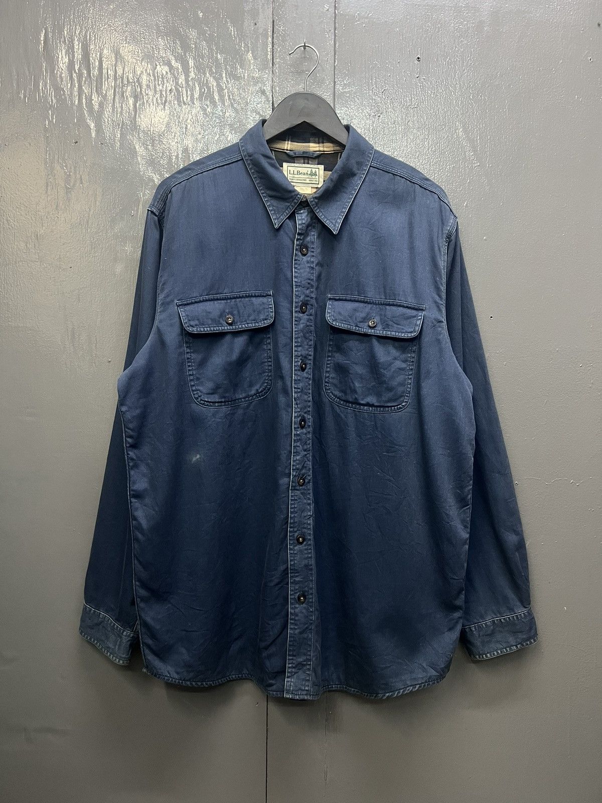 Vintage LL Bean Cotton Shirt Button Up