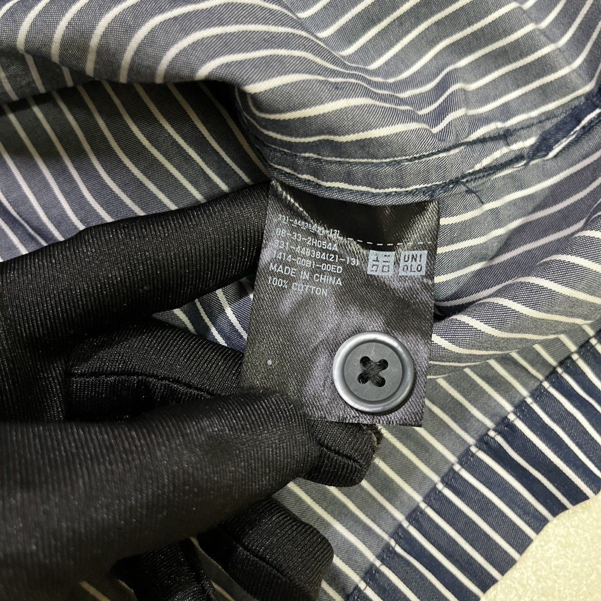 Japanese Brand × Uniqlo Uniqlo Stripes Longsleeve Button Up Shirt Size US M / EU 48-50 / 2 - 8 Thumbnail