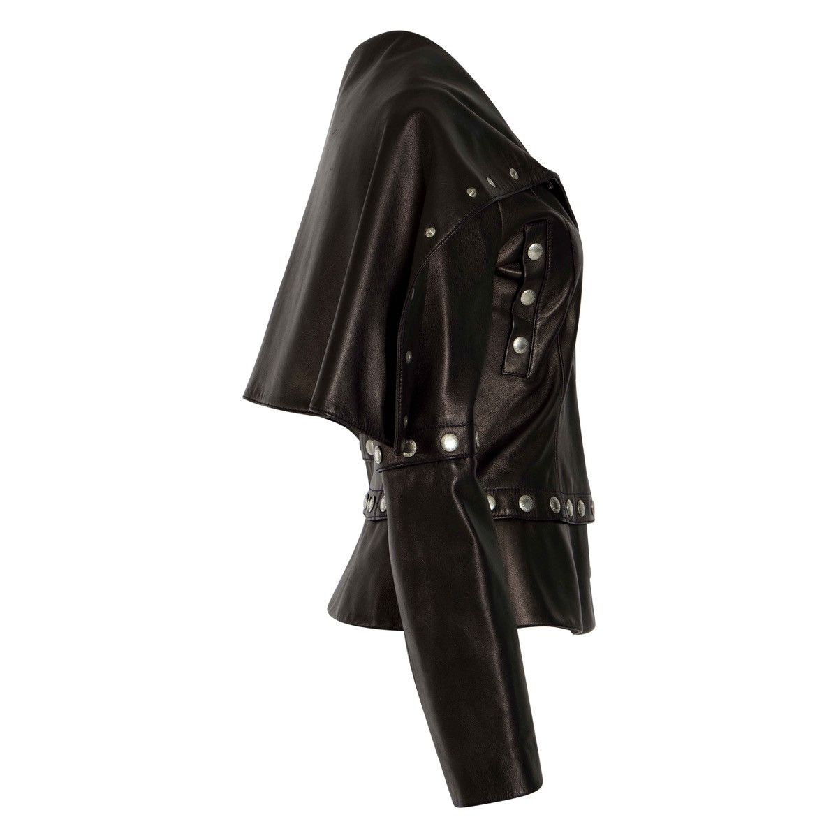Dolce & Gabbana 2003 snap leather jacket Size M / US 6-8 / IT 42-44 - 4 Thumbnail
