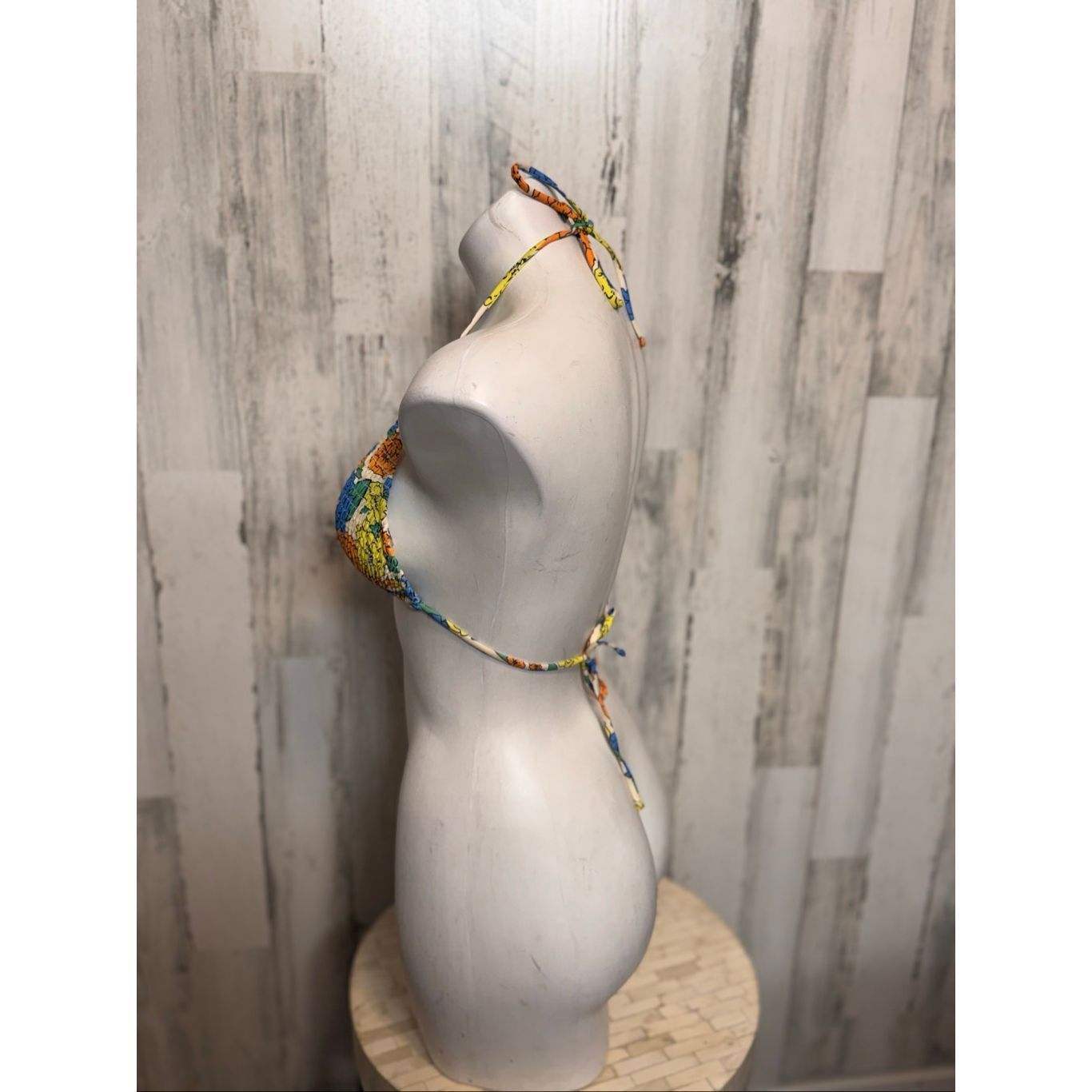 Other Multicolor Floral Triangle Bikini Top – Size Medium Size M / US 6-8 / IT 42-44 - 3 Thumbnail